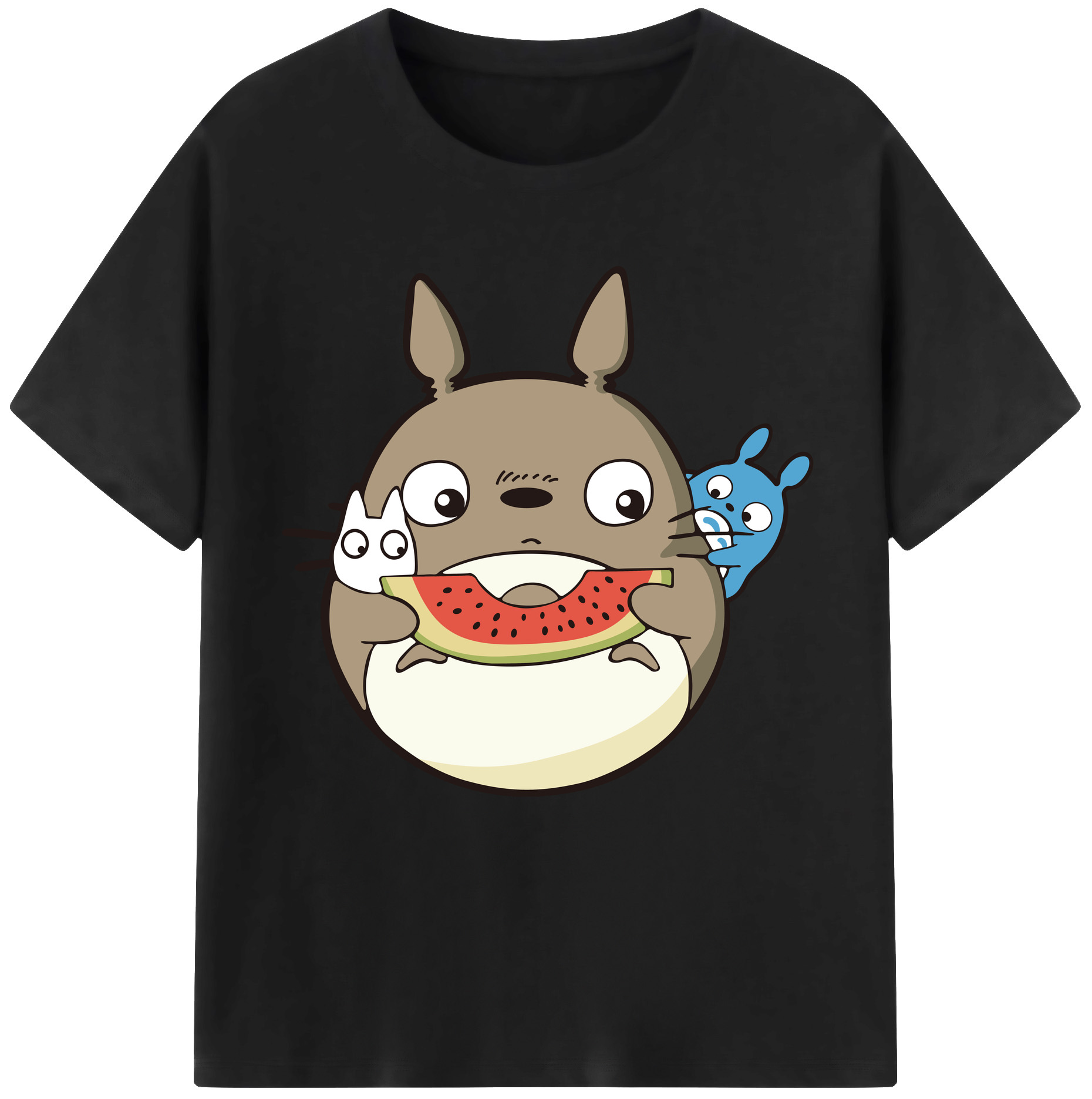 （画像用） となりのトトロ 草壁メイ 草壁サツキ My Neighbor Totoro Satsuki Kusakabe Mei Kusakabe レディースカジュアルプリントTシャツ（綿100％）