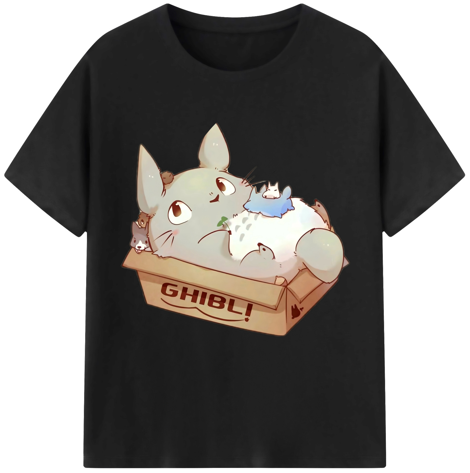 （画像用） となりのトトロ 草壁メイ 草壁サツキ My Neighbor Totoro Satsuki Kusakabe Mei Kusakabe レディースカジュアルプリントTシャツ（綿100％）