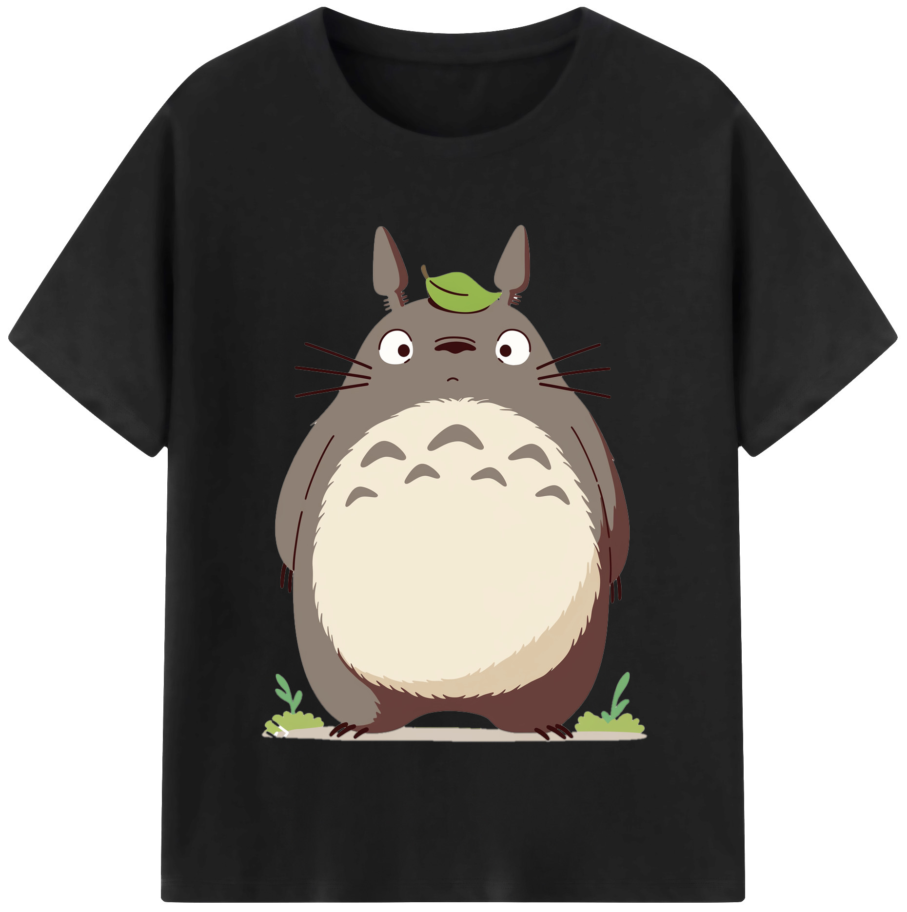 （画像用） となりのトトロ 草壁メイ 草壁サツキ My Neighbor Totoro Satsuki Kusakabe Mei Kusakabe レディースカジュアルプリントTシャツ（綿100％）