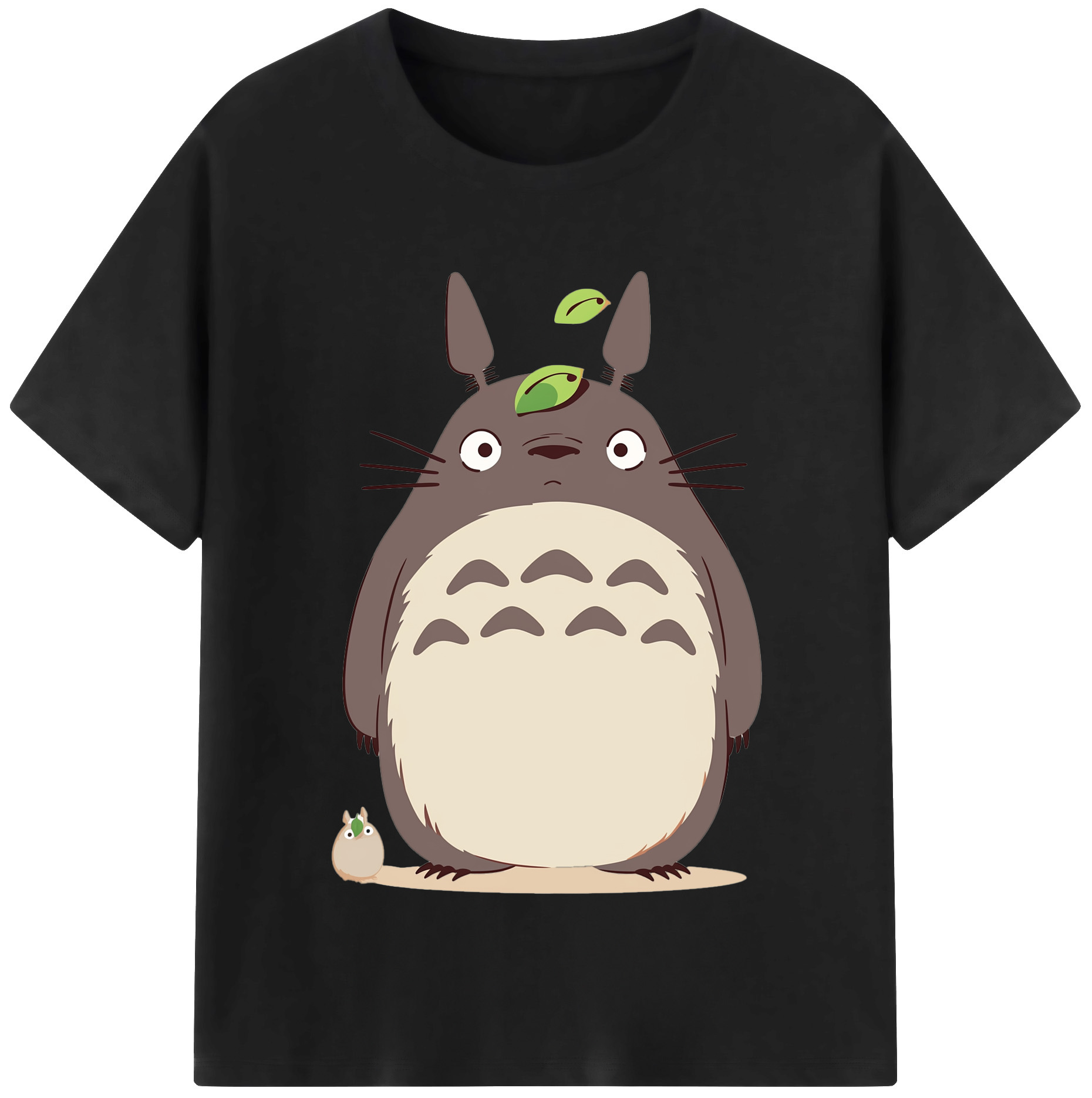 （画像用） となりのトトロ 草壁メイ 草壁サツキ My Neighbor Totoro Satsuki Kusakabe Mei Kusakabe レディースカジュアルプリントTシャツ（綿100％）
