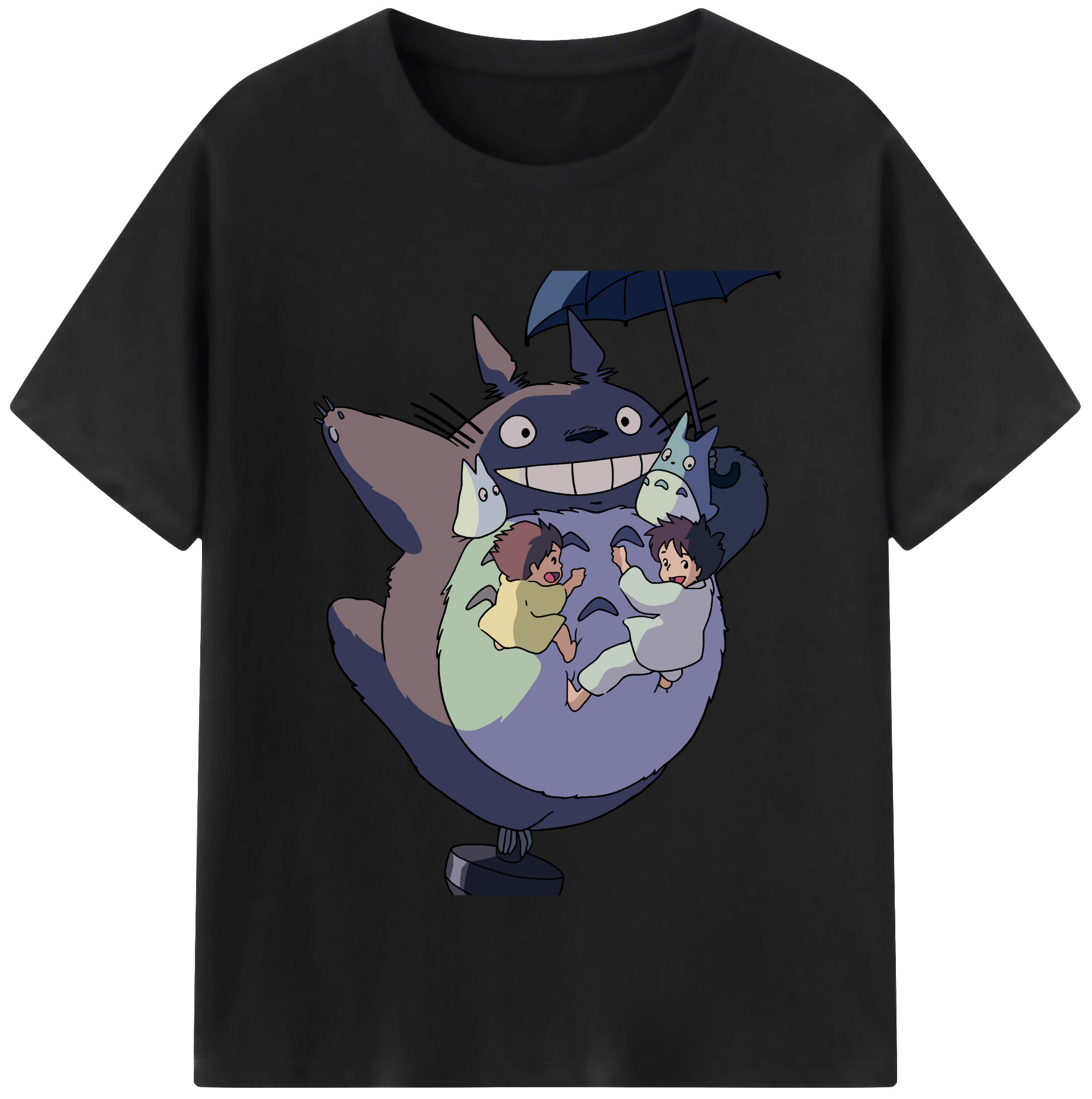 （画像用） となりのトトロ 草壁メイ 草壁サツキ My Neighbor Totoro Satsuki Kusakabe Mei Kusakabe レディースカジュアルプリントTシャツ（綿100％）