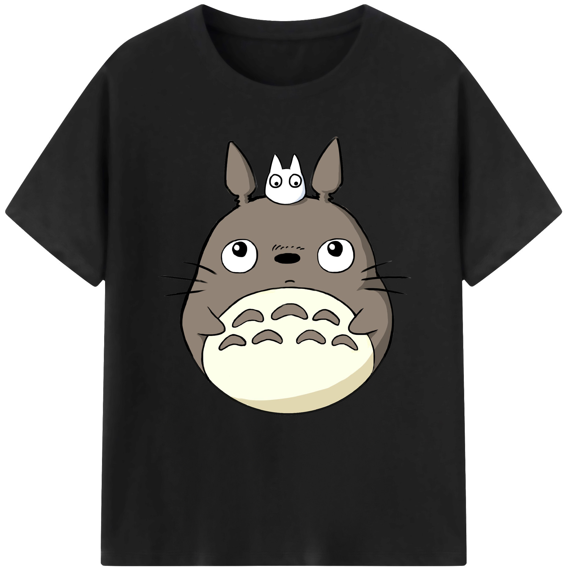（画像用） となりのトトロ 草壁メイ 草壁サツキ My Neighbor Totoro Satsuki Kusakabe Mei Kusakabe レディースカジュアルプリントTシャツ（綿100％）