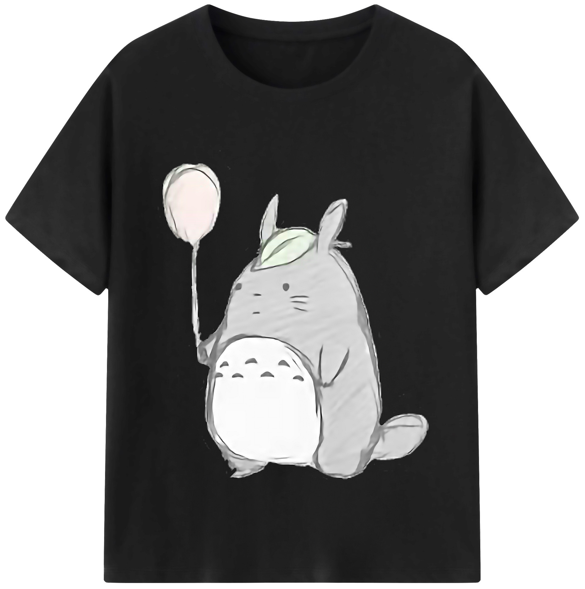 （画像用） となりのトトロ 草壁メイ 草壁サツキ My Neighbor Totoro Satsuki Kusakabe Mei Kusakabe レディースカジュアルプリントTシャツ（綿100％）