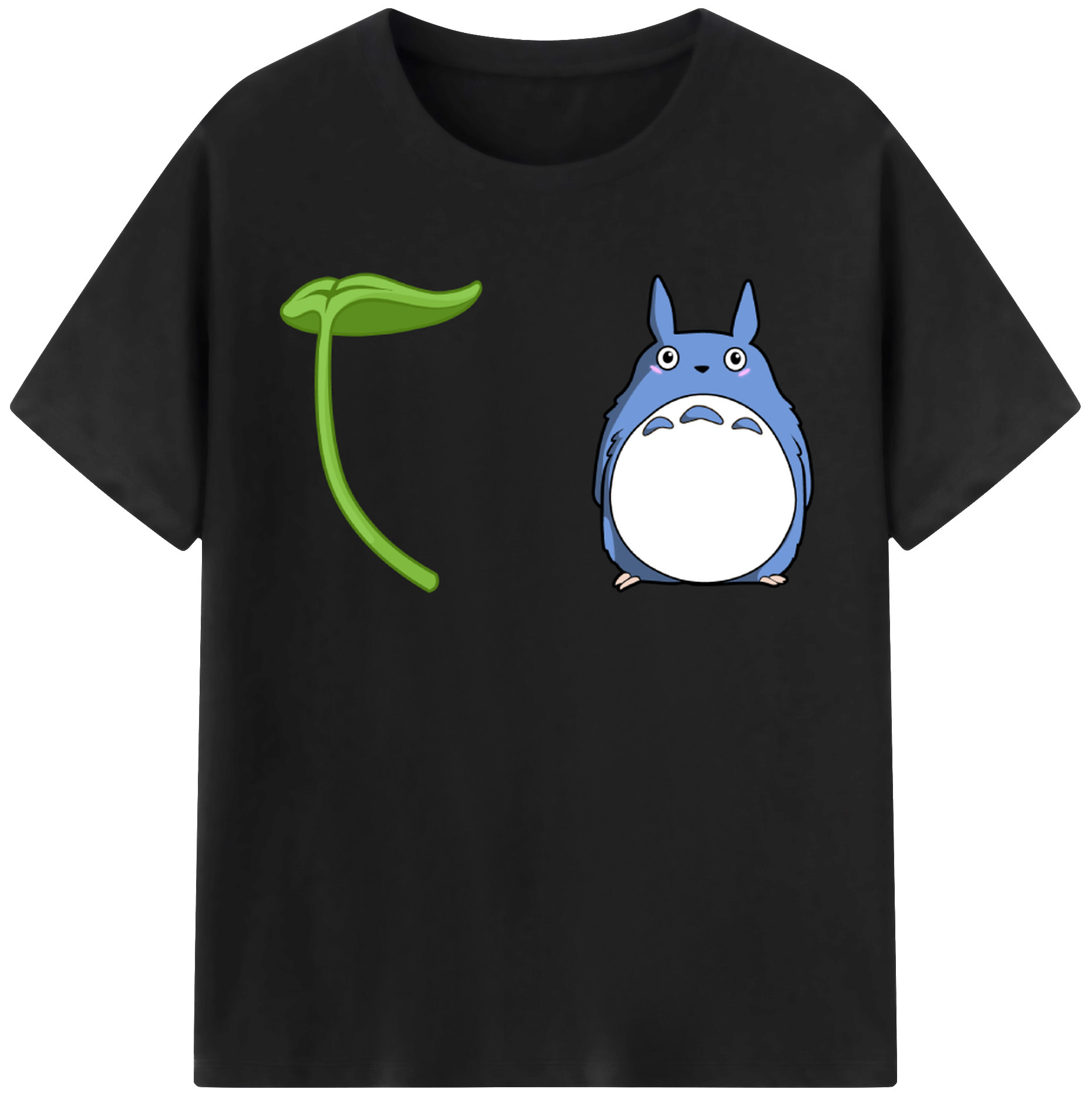 （画像用） となりのトトロ 草壁メイ 草壁サツキ My Neighbor Totoro Satsuki Kusakabe Mei Kusakabe レディースカジュアルプリントTシャツ（綿100％）