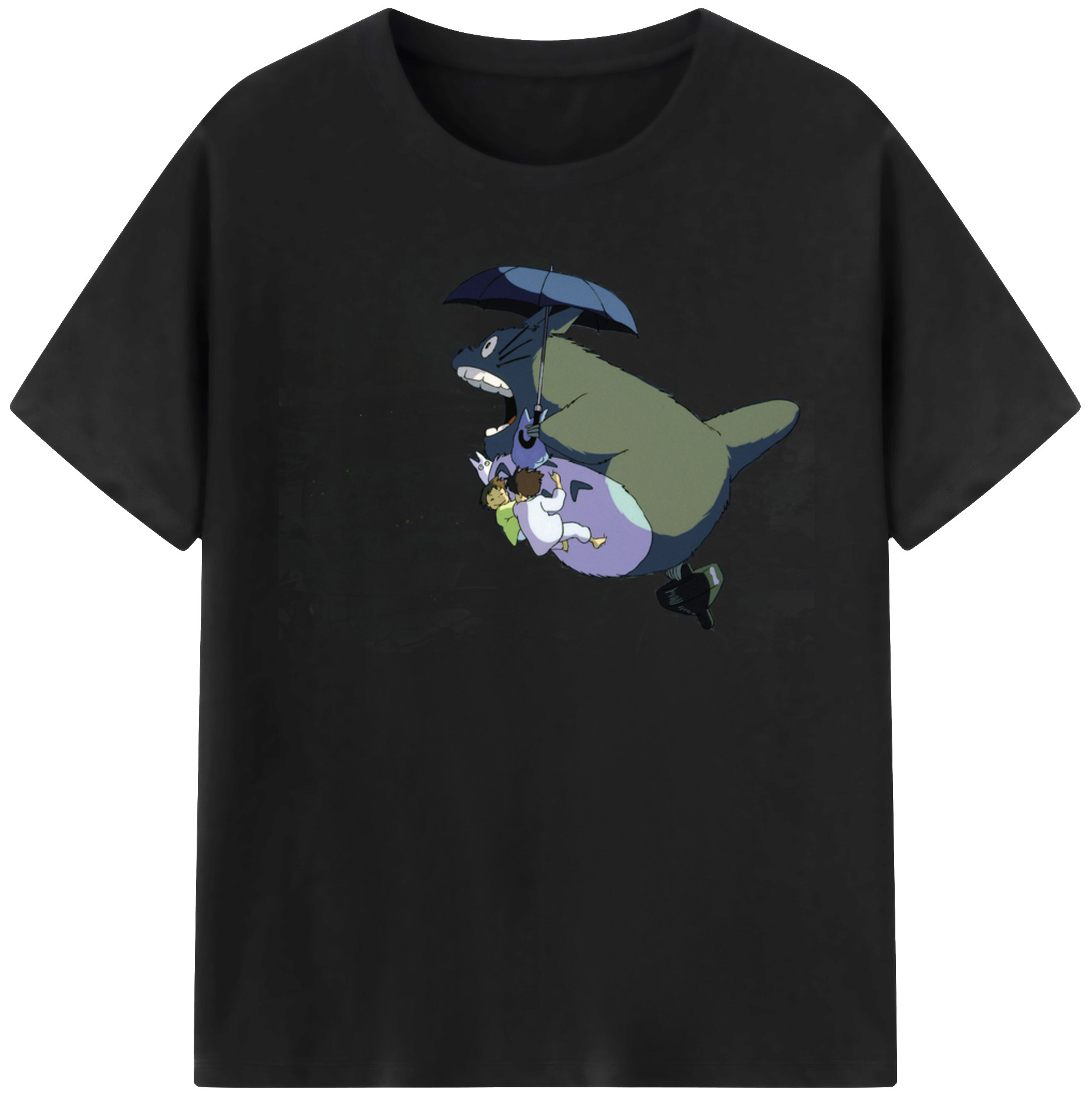 （画像用） となりのトトロ 草壁メイ 草壁サツキ My Neighbor Totoro Satsuki Kusakabe Mei Kusakabe レディースカジュアルプリントTシャツ（綿100％）