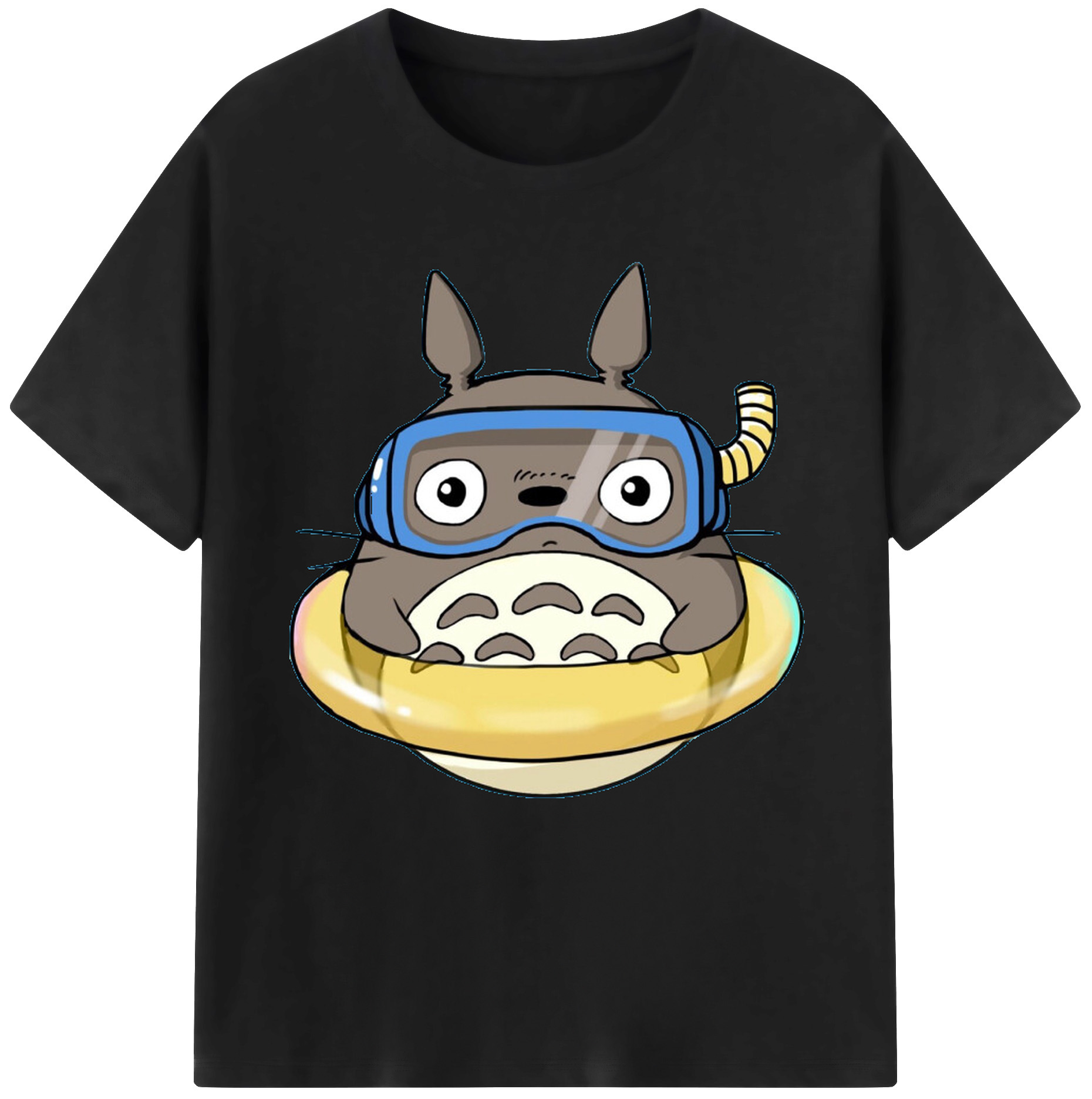 （画像用） となりのトトロ 草壁メイ 草壁サツキ My Neighbor Totoro Satsuki Kusakabe Mei Kusakabe レディースカジュアルプリントTシャツ（綿100％）