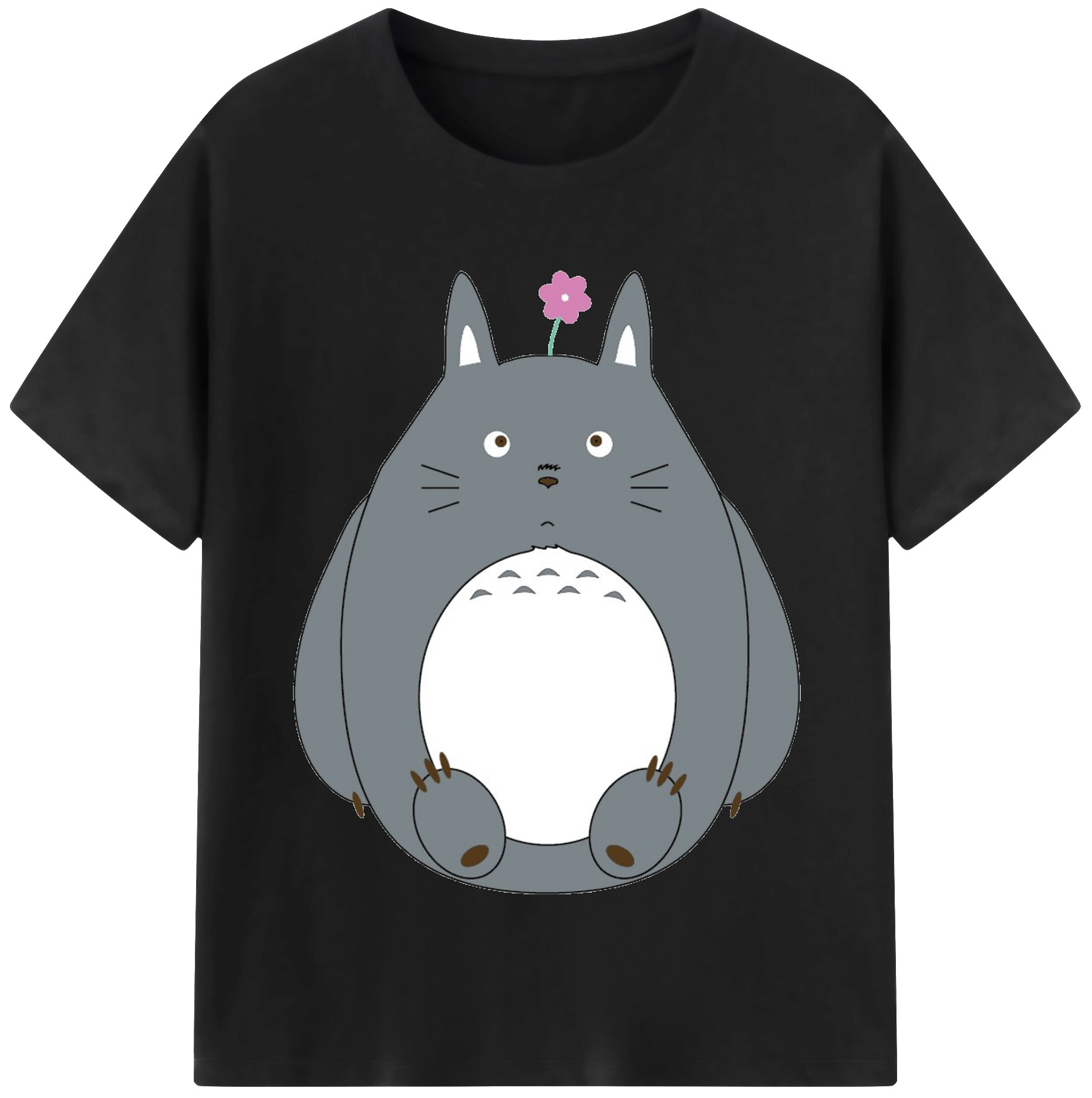 （画像用） となりのトトロ 草壁メイ 草壁サツキ My Neighbor Totoro Satsuki Kusakabe Mei Kusakabe レディースカジュアルプリントTシャツ（綿100％）