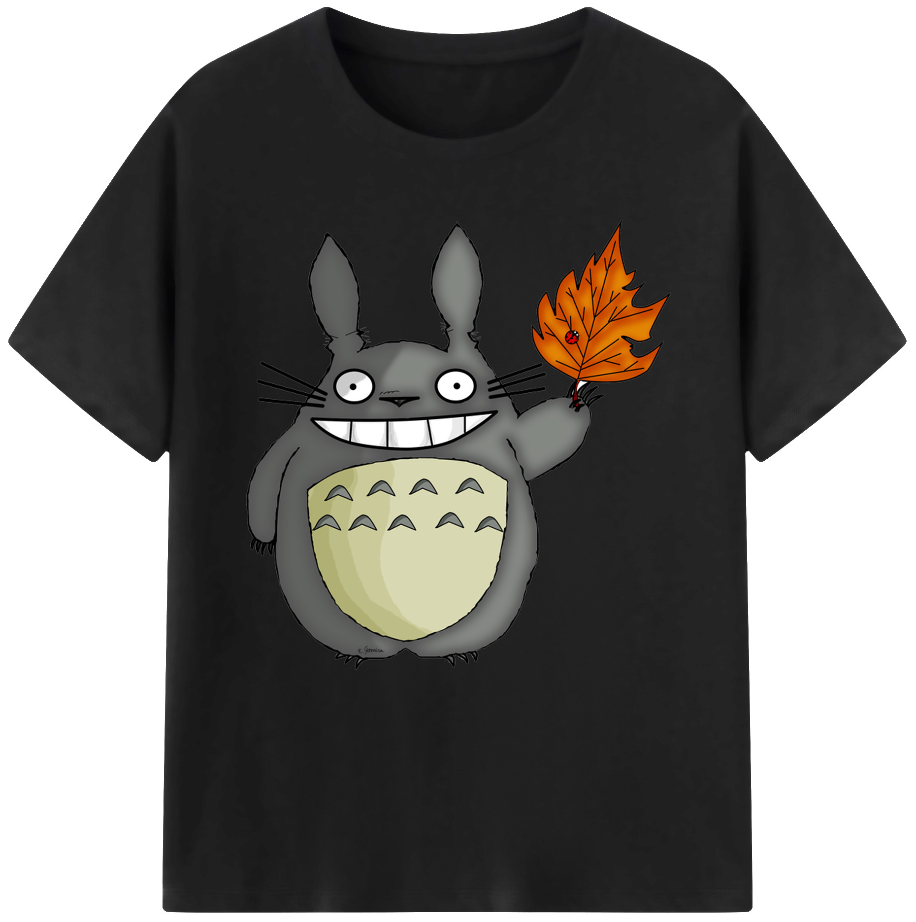 （画像用） となりのトトロ 草壁メイ 草壁サツキ My Neighbor Totoro Satsuki Kusakabe Mei Kusakabe レディースカジュアルプリントTシャツ（綿100％）