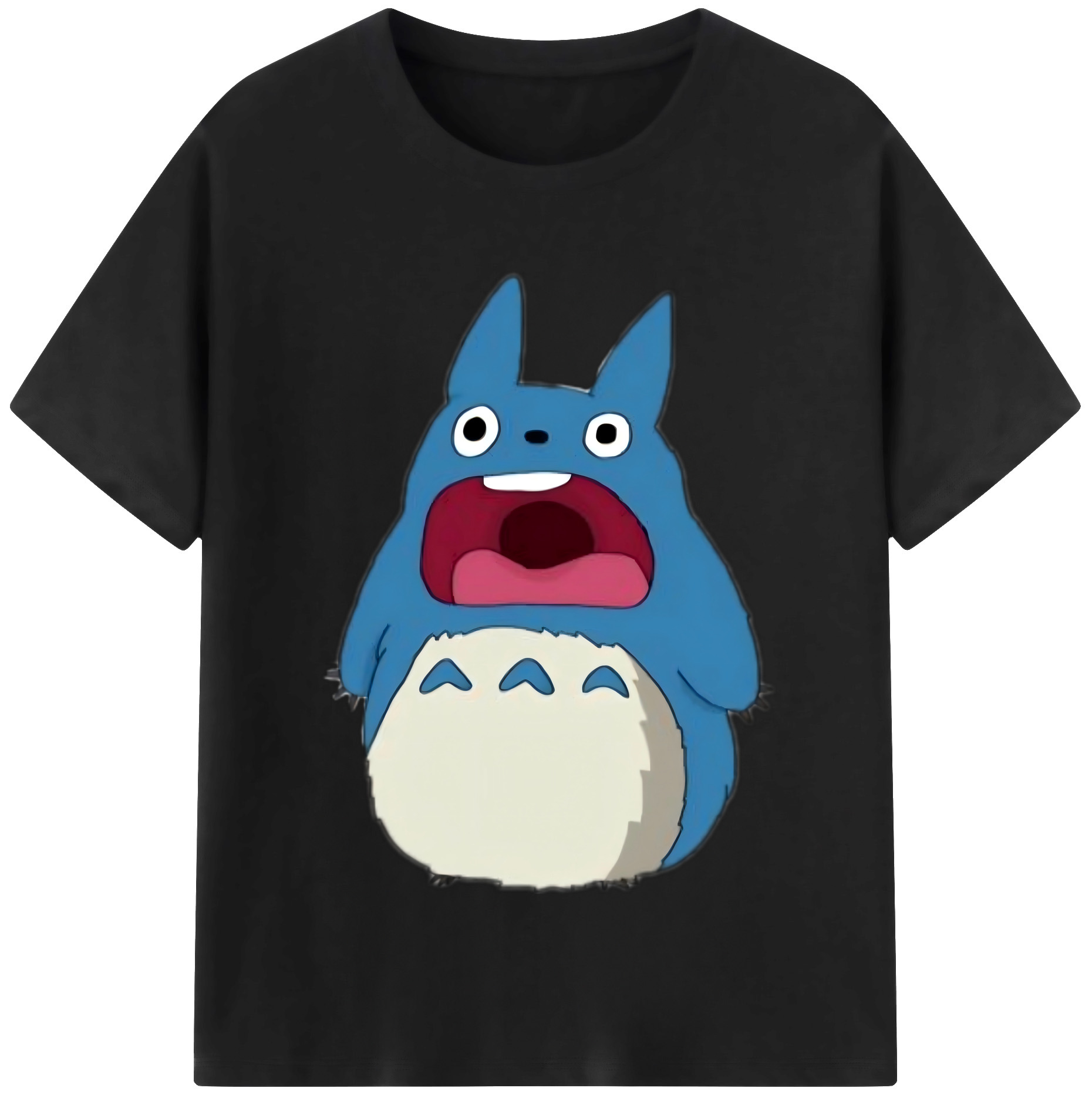 （画像用） となりのトトロ 草壁メイ 草壁サツキ My Neighbor Totoro Satsuki Kusakabe Mei Kusakabe レディースカジュアルプリントTシャツ（綿100％）