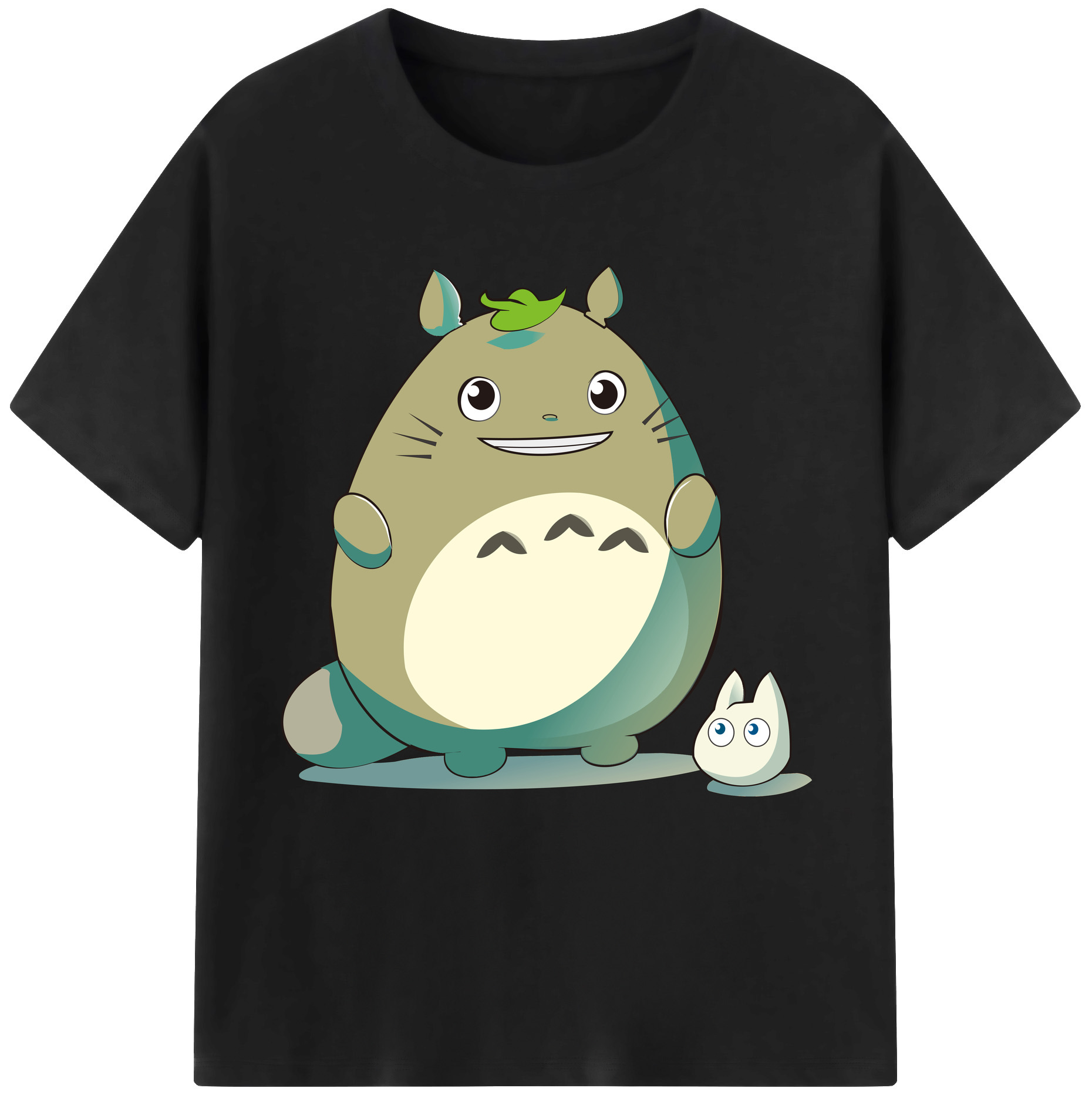 （画像用） となりのトトロ 草壁メイ 草壁サツキ My Neighbor Totoro Satsuki Kusakabe Mei Kusakabe レディースカジュアルプリントTシャツ（綿100％）