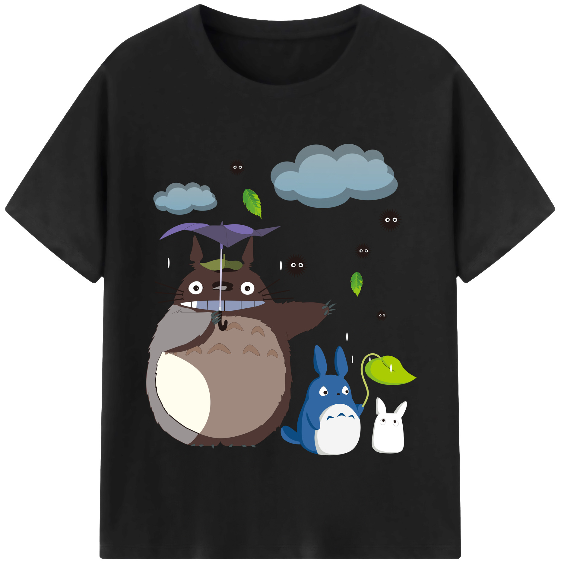 （画像用） となりのトトロ 草壁メイ 草壁サツキ My Neighbor Totoro Satsuki Kusakabe Mei Kusakabe レディースカジュアルプリントTシャツ（綿100％）