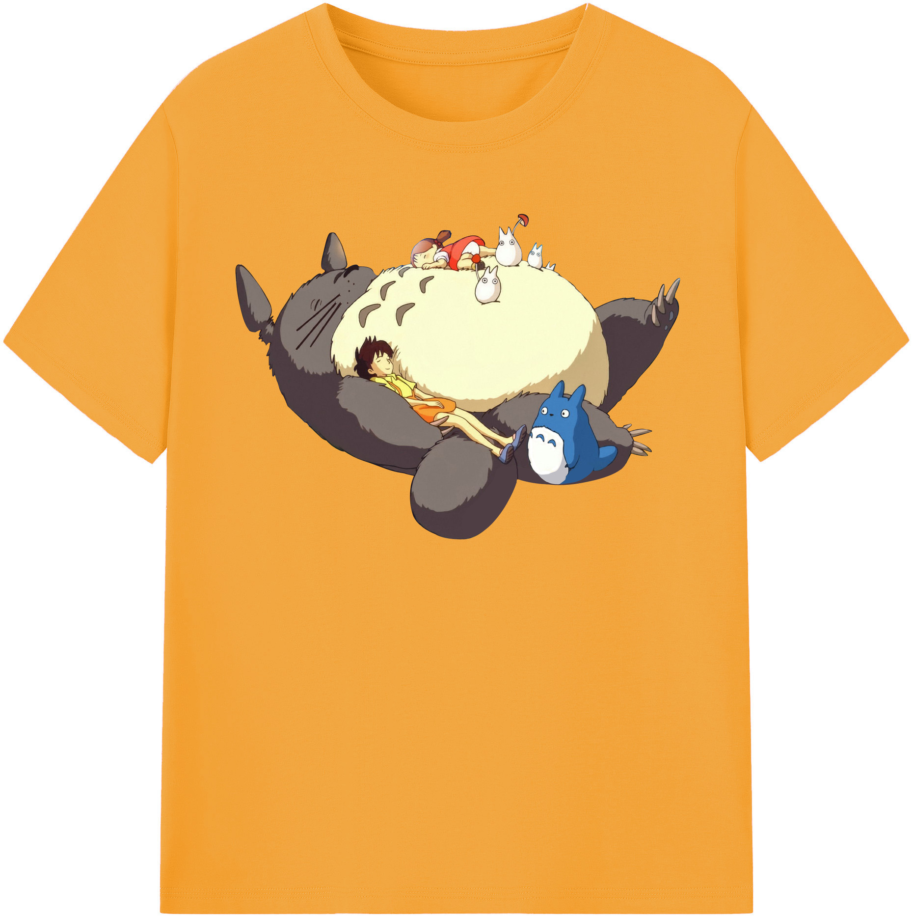 （画像用） となりのトトロ 草壁メイ 草壁サツキ My Neighbor Totoro Satsuki Kusakabe Mei Kusakabe レディースカジュアルプリントTシャツ（綿100％）