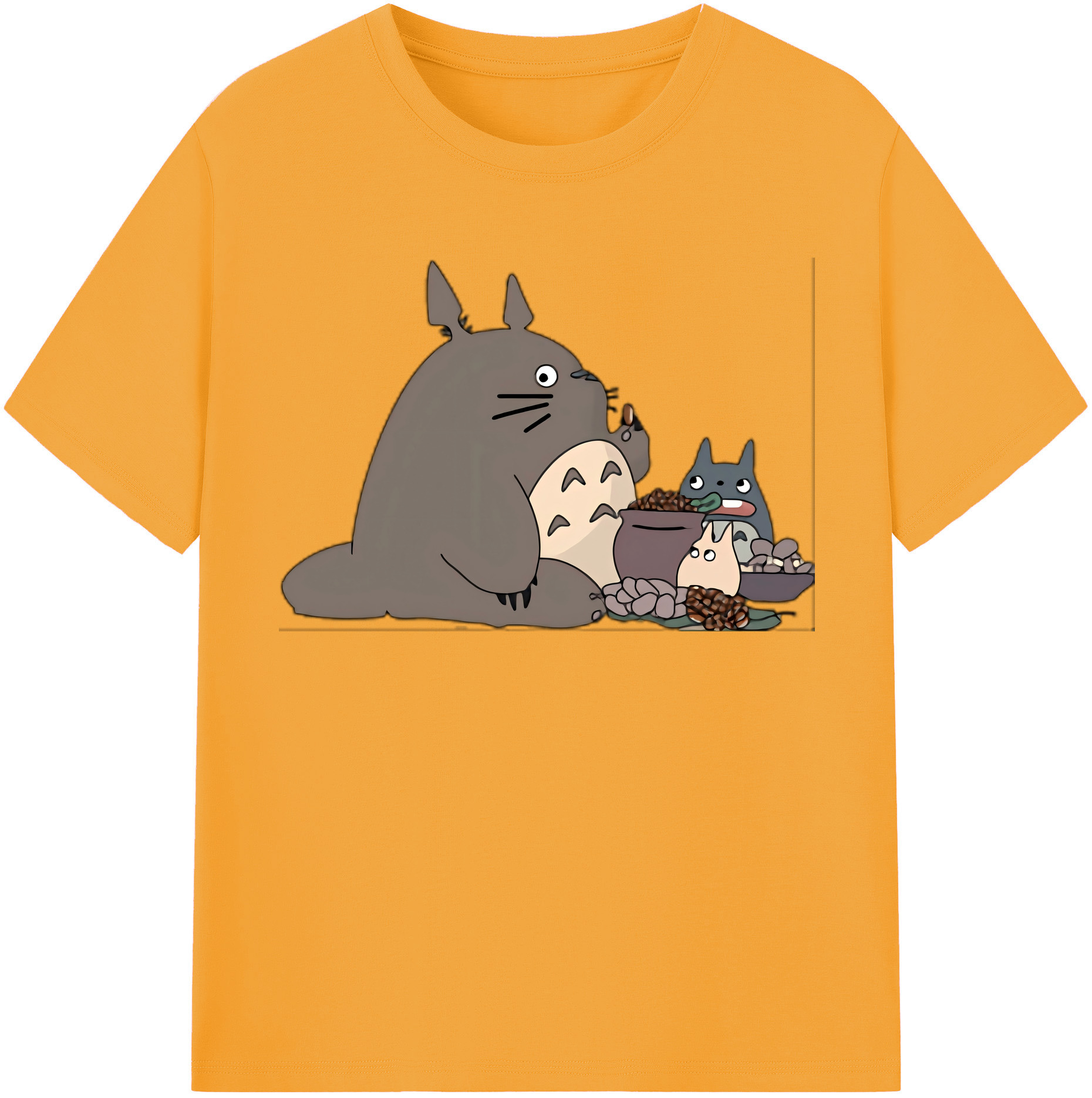（画像用） となりのトトロ 草壁メイ 草壁サツキ My Neighbor Totoro Satsuki Kusakabe Mei Kusakabe レディースカジュアルプリントTシャツ（綿100％）