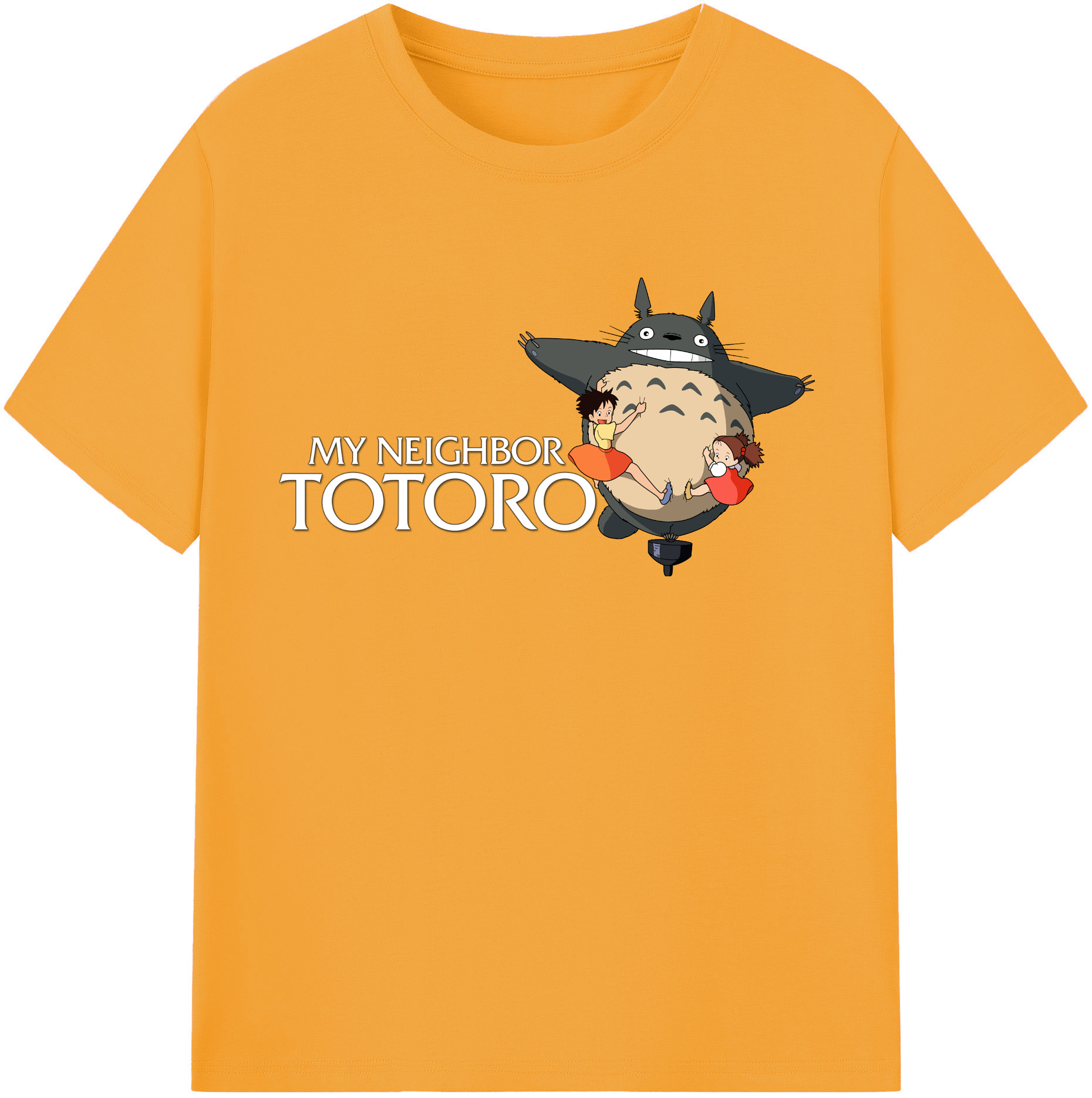（画像用） となりのトトロ 草壁メイ 草壁サツキ My Neighbor Totoro Satsuki Kusakabe Mei Kusakabe レディースカジュアルプリントTシャツ（綿100％）