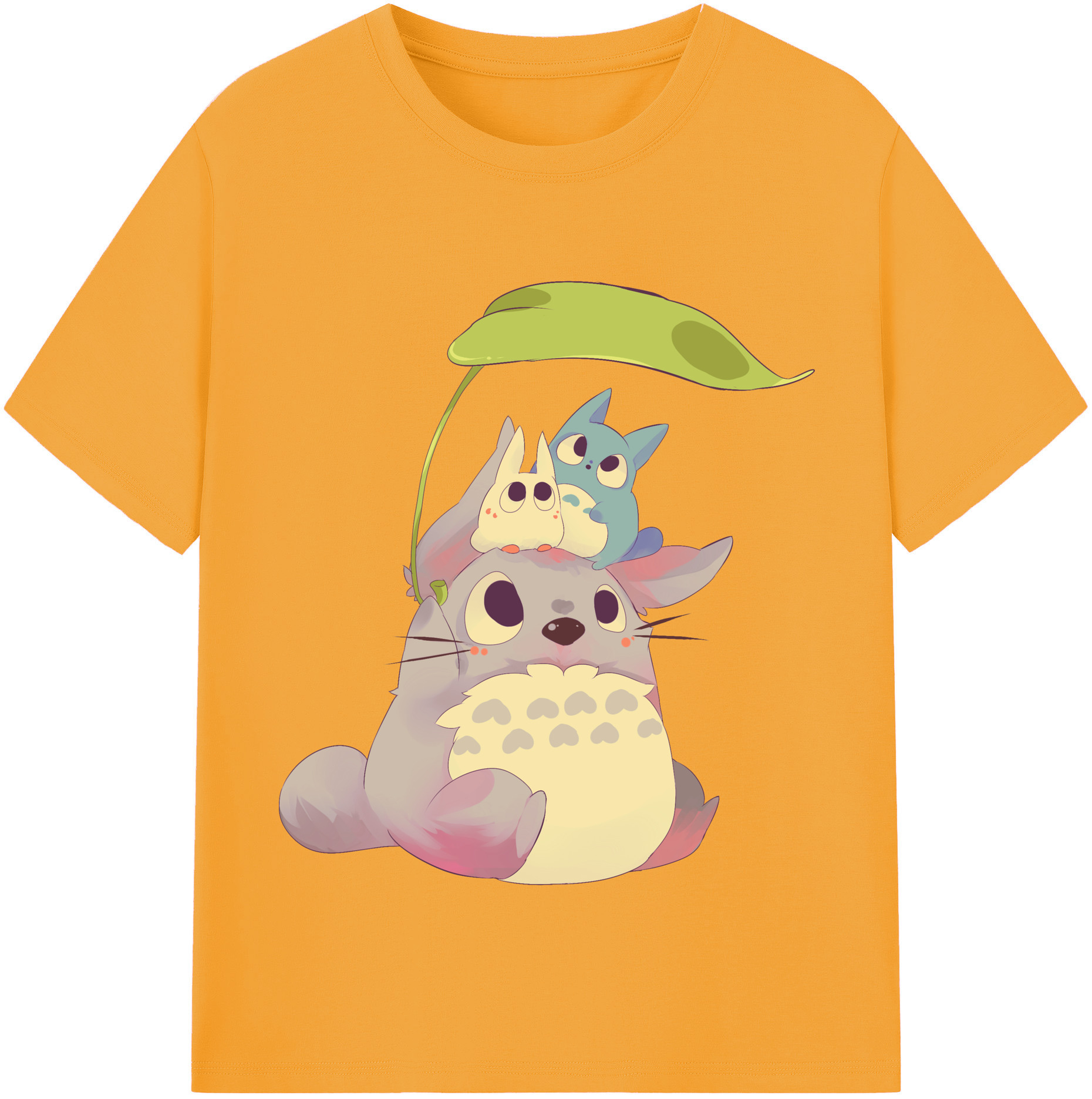 （画像用） となりのトトロ 草壁メイ 草壁サツキ My Neighbor Totoro Satsuki Kusakabe Mei Kusakabe レディースカジュアルプリントTシャツ（綿100％）