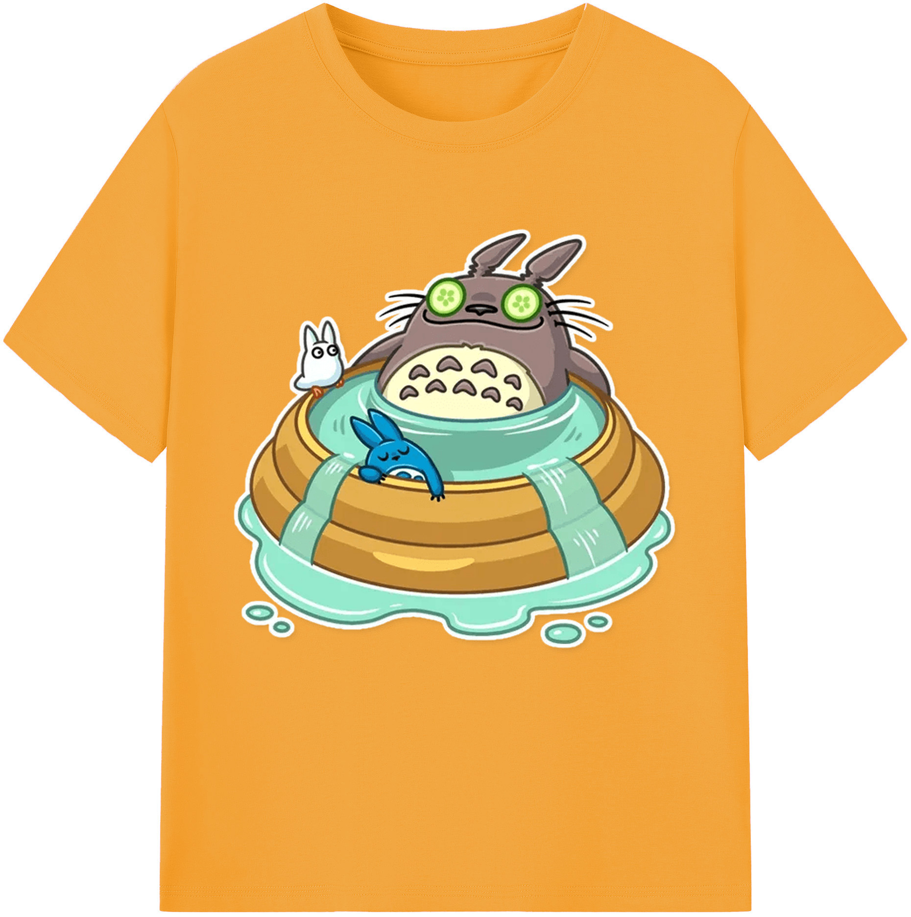 （画像用） となりのトトロ 草壁メイ 草壁サツキ My Neighbor Totoro Satsuki Kusakabe Mei Kusakabe レディースカジュアルプリントTシャツ（綿100％）