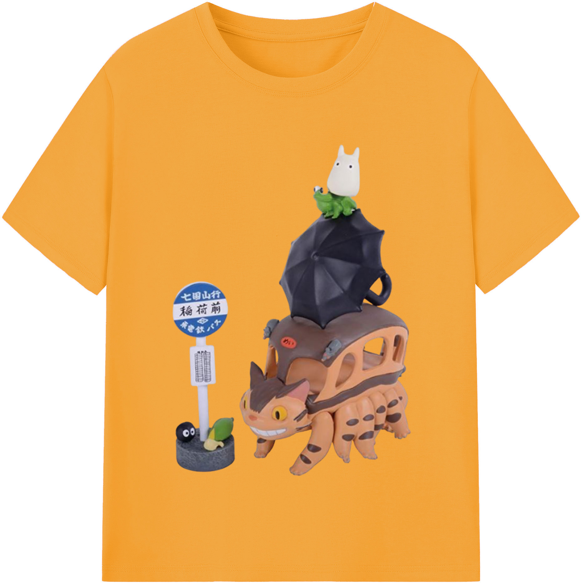 （画像用） となりのトトロ 草壁メイ 草壁サツキ My Neighbor Totoro Satsuki Kusakabe Mei Kusakabe レディースカジュアルプリントTシャツ（綿100％）