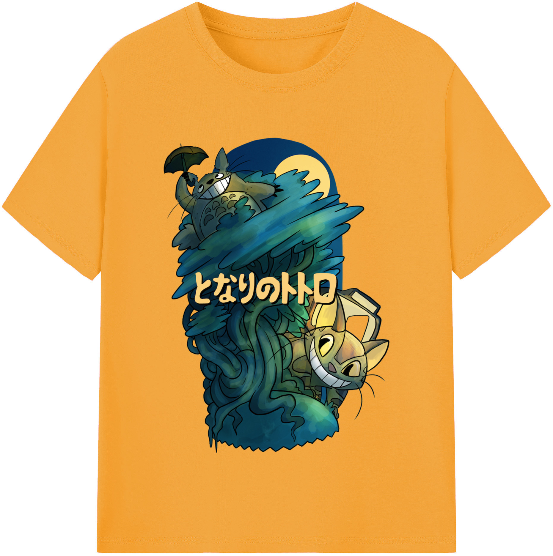 （画像用） となりのトトロ 草壁メイ 草壁サツキ My Neighbor Totoro Satsuki Kusakabe Mei Kusakabe レディースカジュアルプリントTシャツ（綿100％）