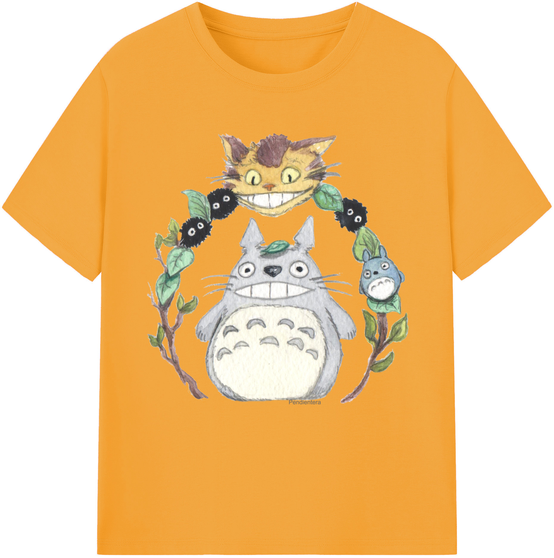 （画像用） となりのトトロ 草壁メイ 草壁サツキ My Neighbor Totoro Satsuki Kusakabe Mei Kusakabe レディースカジュアルプリントTシャツ（綿100％）