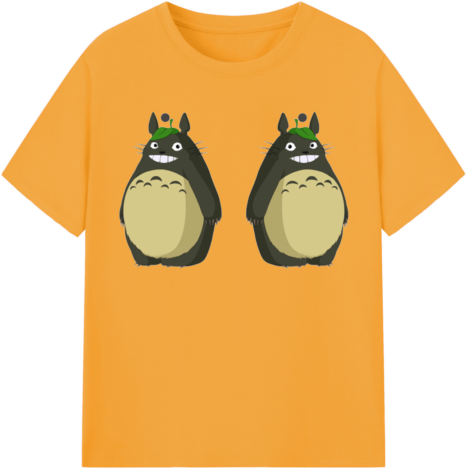（画像用） となりのトトロ 草壁メイ 草壁サツキ My Neighbor Totoro Satsuki Kusakabe Mei Kusakabe レディースカジュアルプリントTシャツ（綿100％）