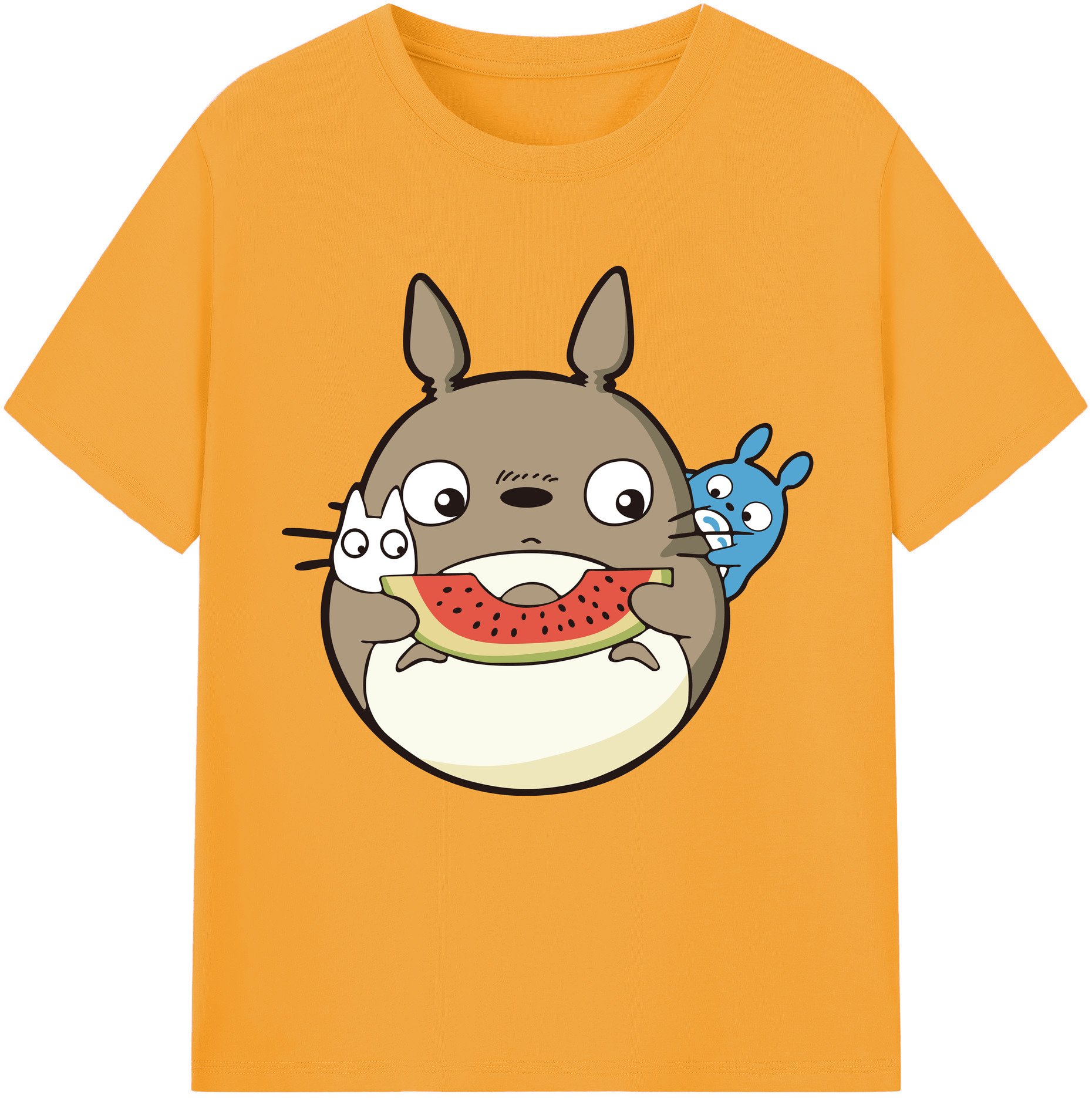 （画像用） となりのトトロ 草壁メイ 草壁サツキ My Neighbor Totoro Satsuki Kusakabe Mei Kusakabe レディースカジュアルプリントTシャツ（綿100％）