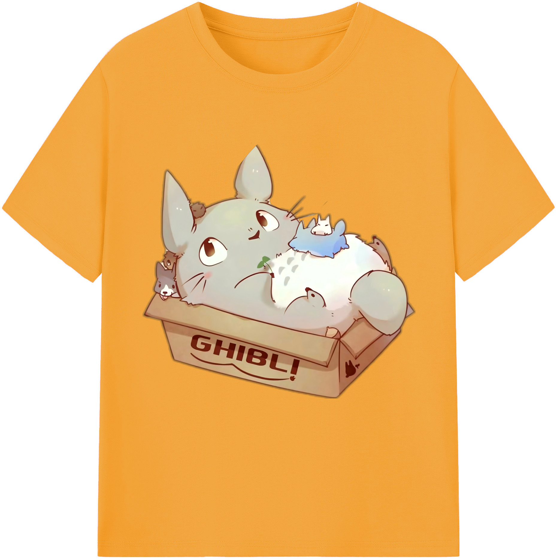 （画像用） となりのトトロ 草壁メイ 草壁サツキ My Neighbor Totoro Satsuki Kusakabe Mei Kusakabe レディースカジュアルプリントTシャツ（綿100％）