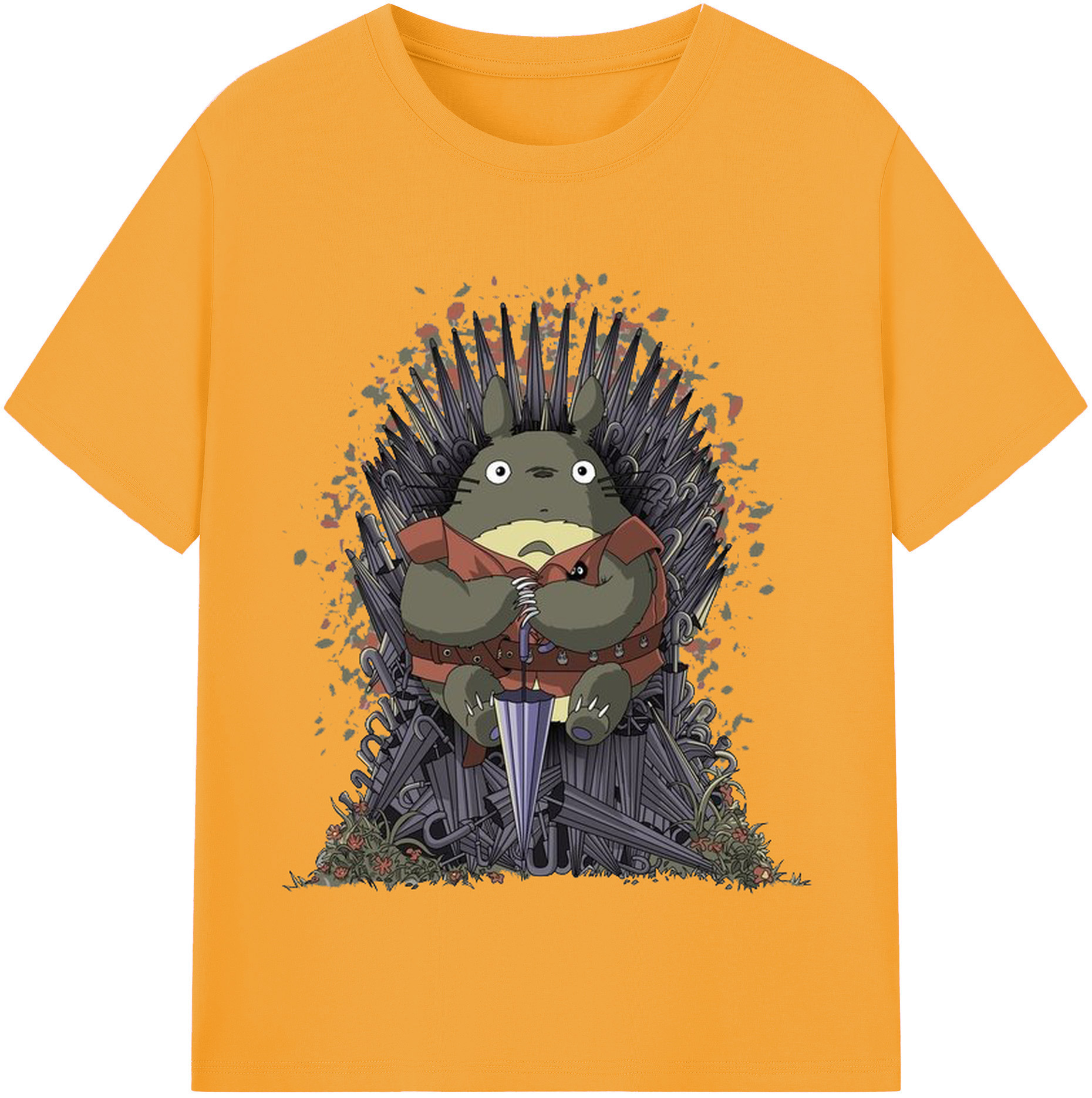 （画像用） となりのトトロ 草壁メイ 草壁サツキ My Neighbor Totoro Satsuki Kusakabe Mei Kusakabe レディースカジュアルプリントTシャツ（綿100％）