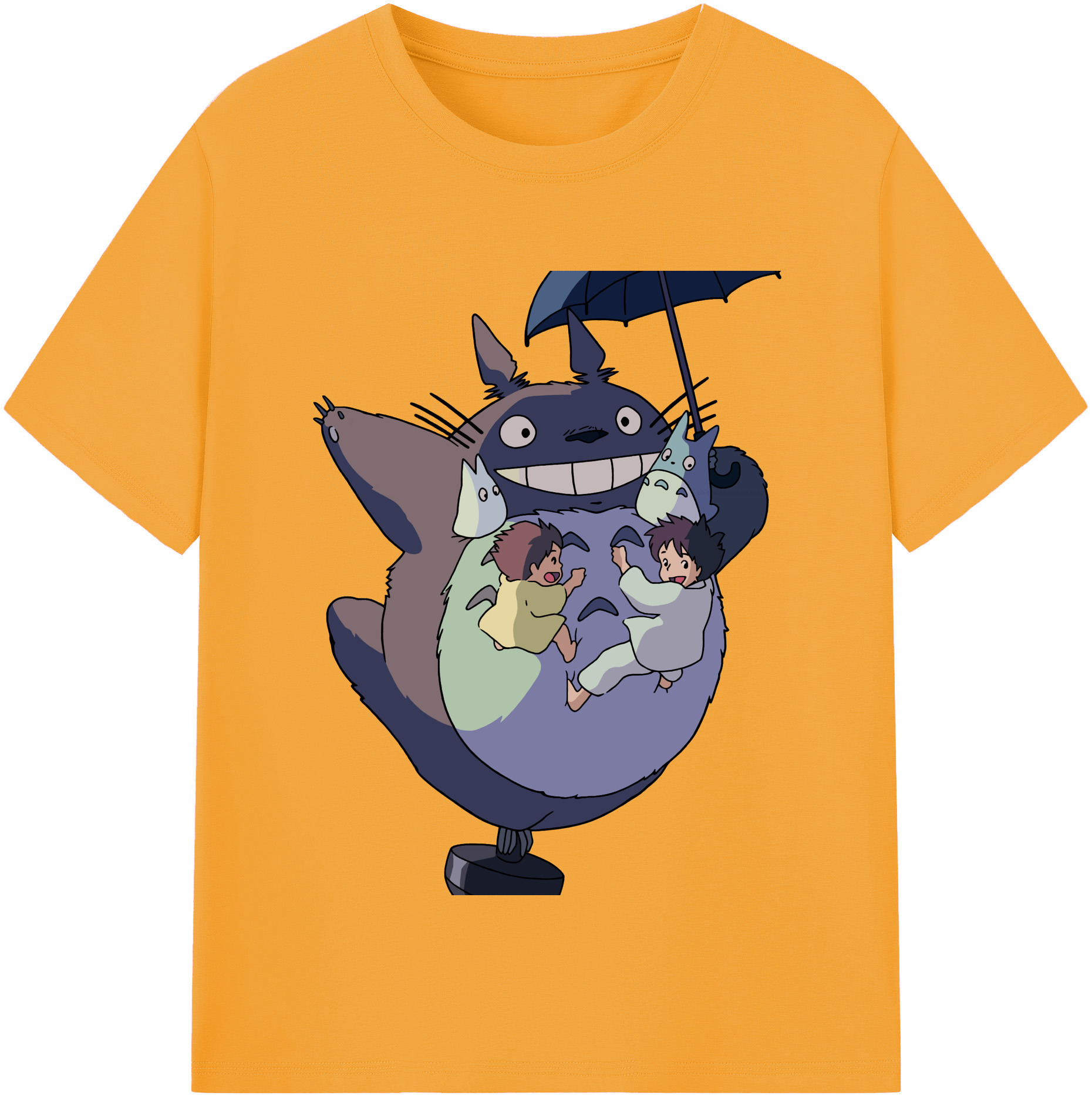 （画像用） となりのトトロ 草壁メイ 草壁サツキ My Neighbor Totoro Satsuki Kusakabe Mei Kusakabe レディースカジュアルプリントTシャツ（綿100％）