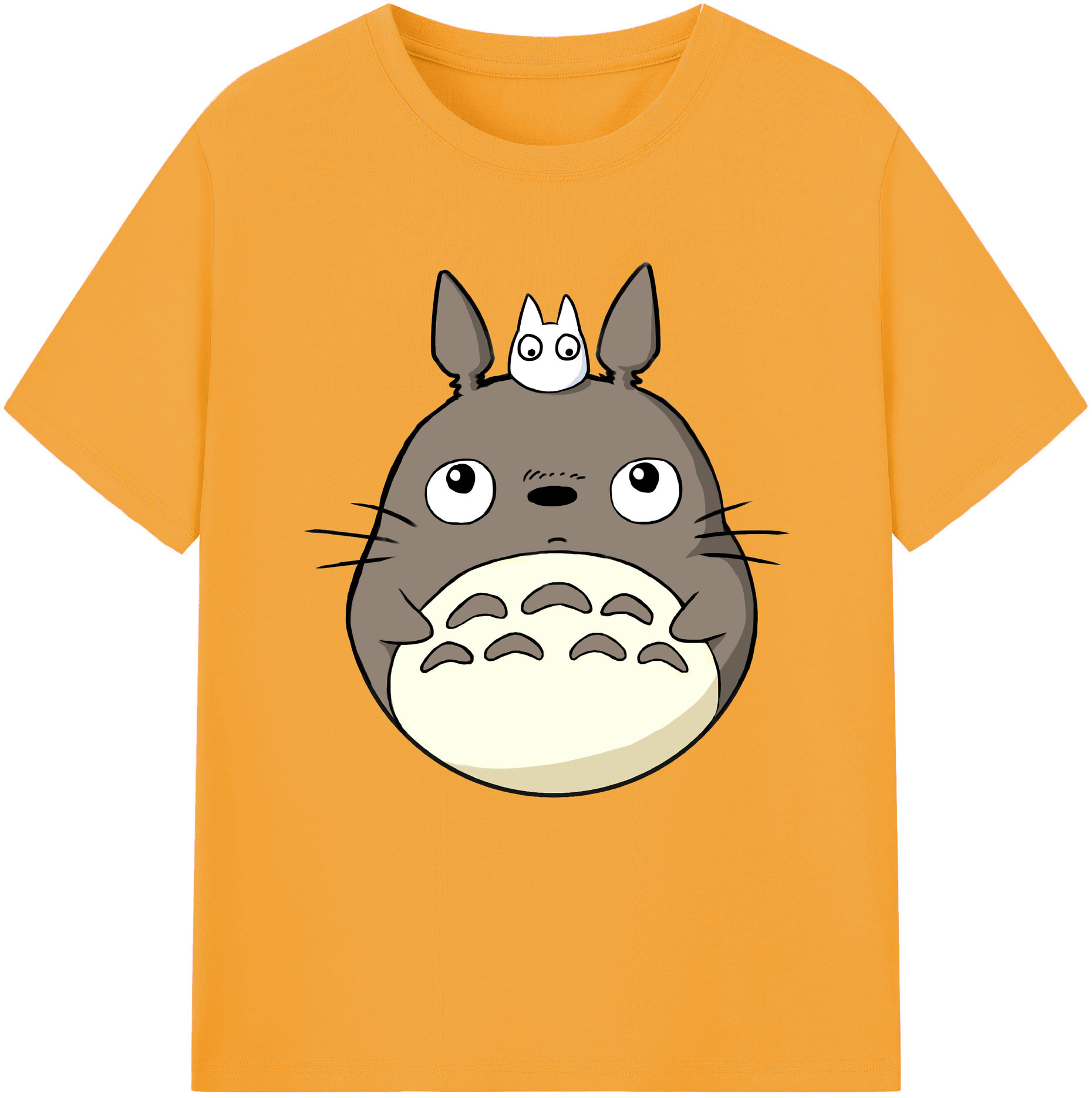 （画像用） となりのトトロ 草壁メイ 草壁サツキ My Neighbor Totoro Satsuki Kusakabe Mei Kusakabe レディースカジュアルプリントTシャツ（綿100％）
