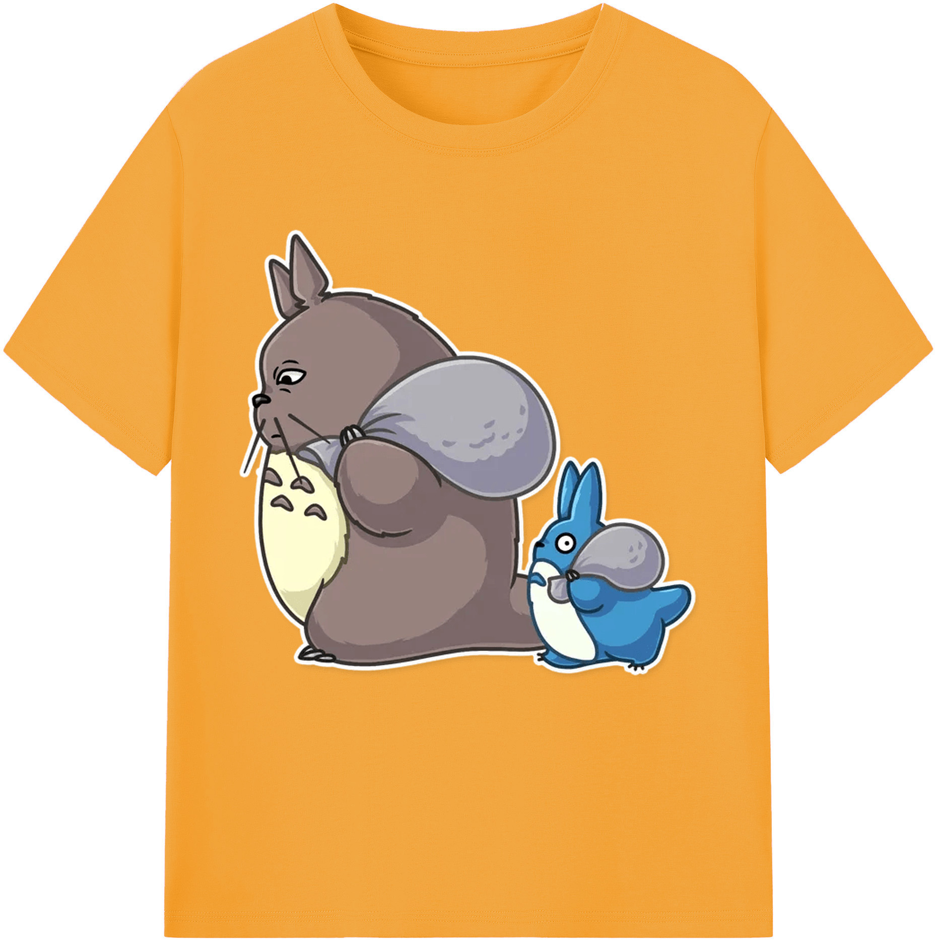 （画像用） となりのトトロ 草壁メイ 草壁サツキ My Neighbor Totoro Satsuki Kusakabe Mei Kusakabe レディースカジュアルプリントTシャツ（綿100％）