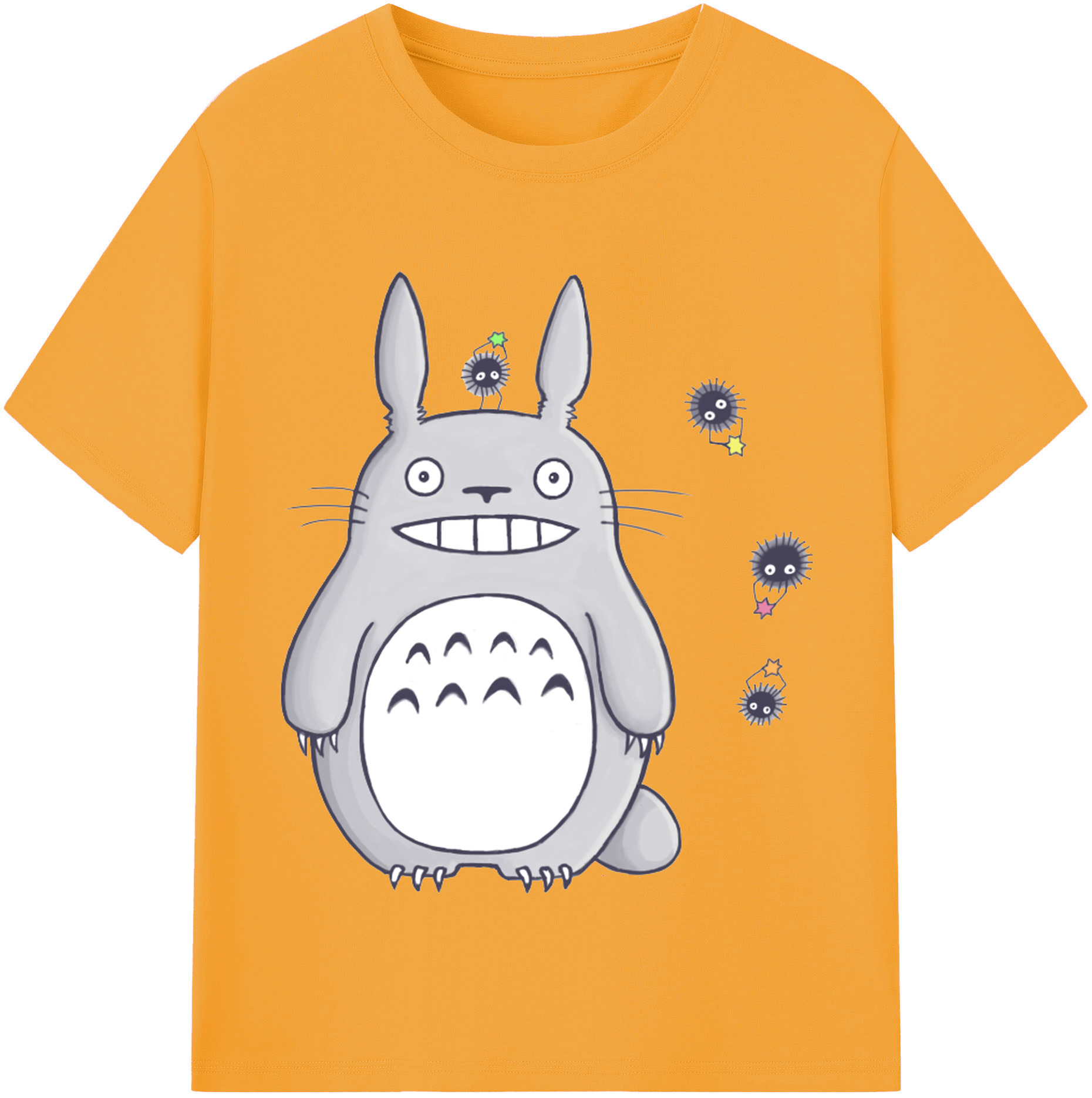 （画像用） となりのトトロ 草壁メイ 草壁サツキ My Neighbor Totoro Satsuki Kusakabe Mei Kusakabe レディースカジュアルプリントTシャツ（綿100％）