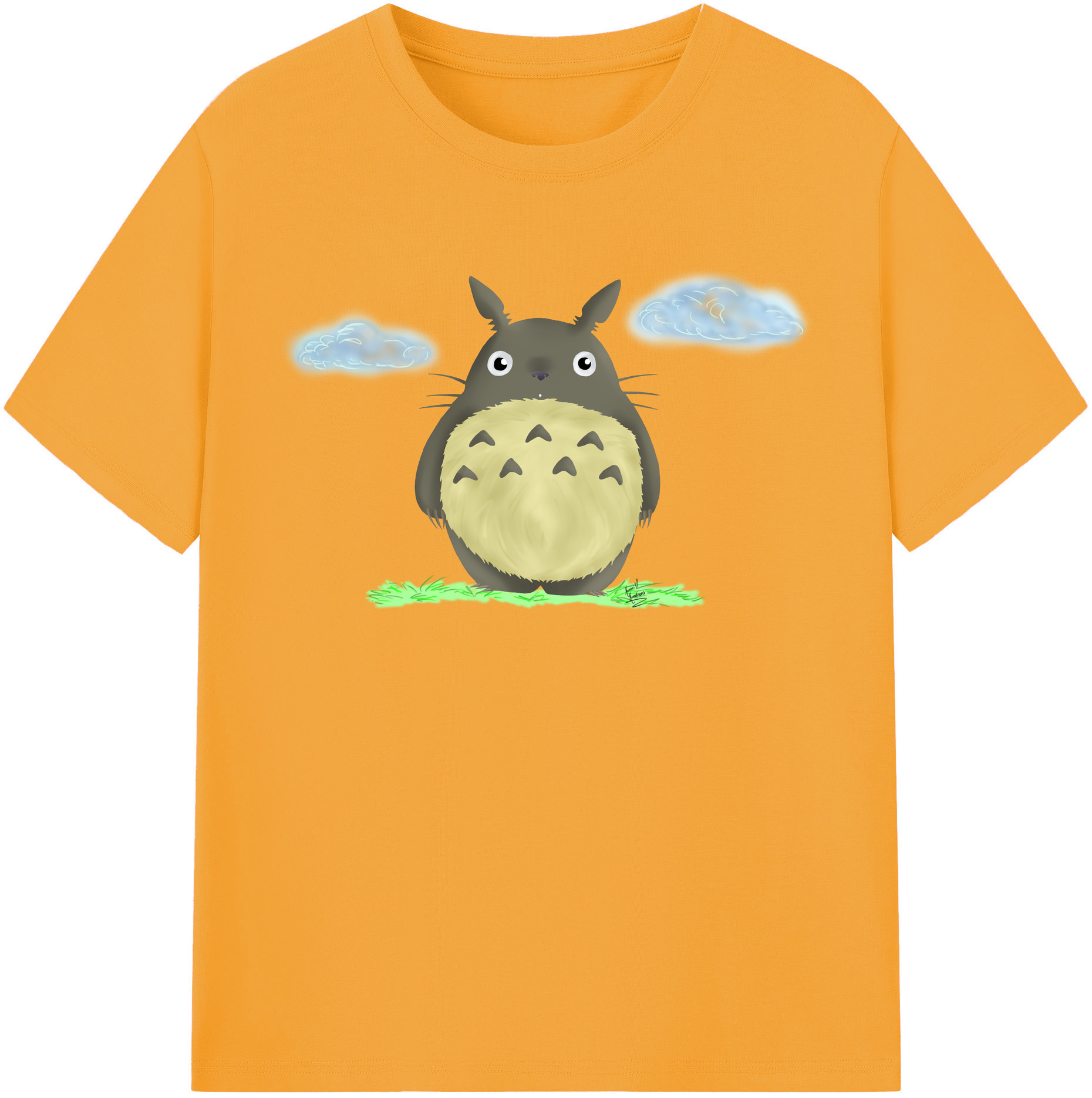 （画像用） となりのトトロ 草壁メイ 草壁サツキ My Neighbor Totoro Satsuki Kusakabe Mei Kusakabe レディースカジュアルプリントTシャツ（綿100％）