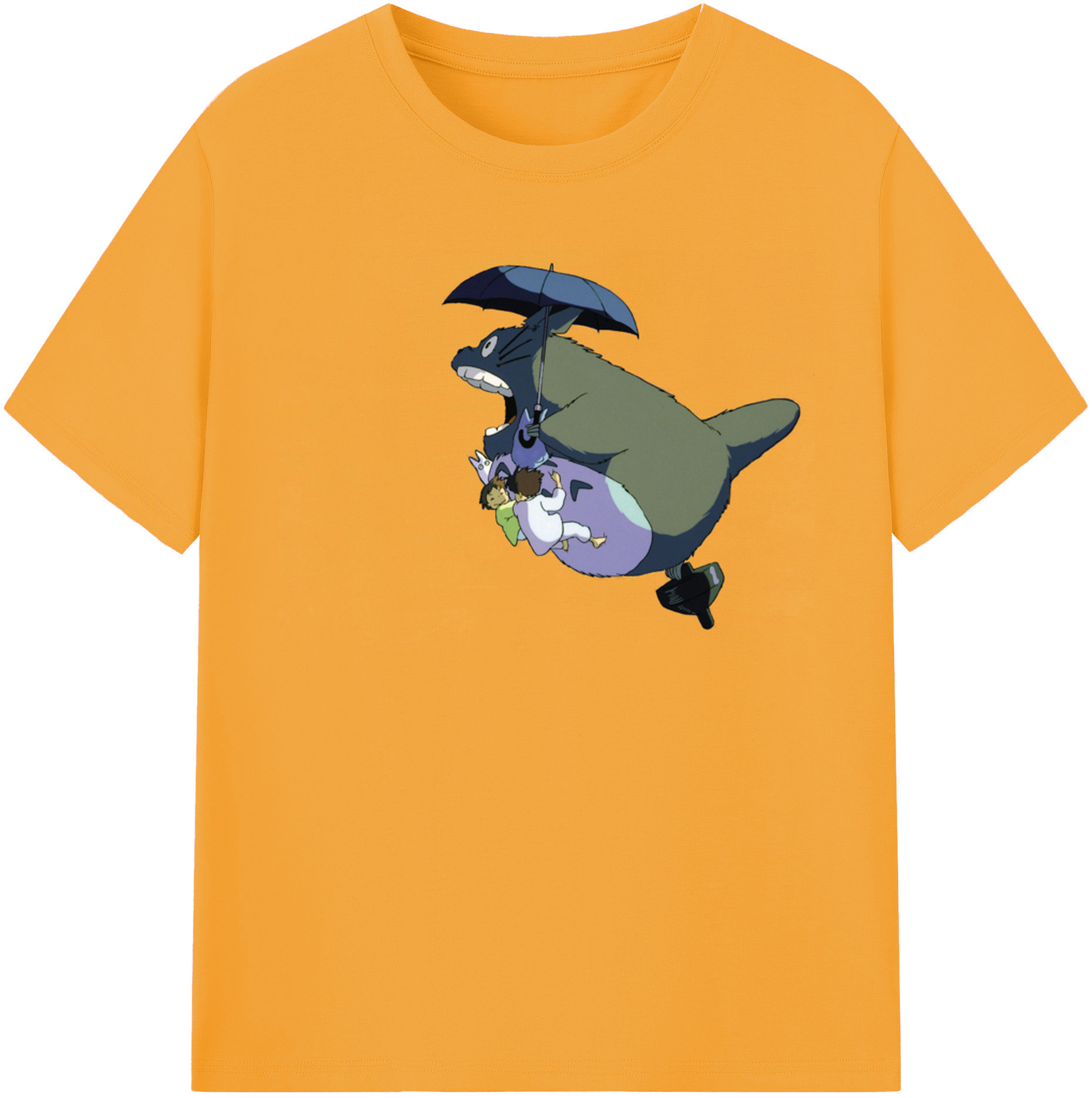 （画像用） となりのトトロ 草壁メイ 草壁サツキ My Neighbor Totoro Satsuki Kusakabe Mei Kusakabe レディースカジュアルプリントTシャツ（綿100％）