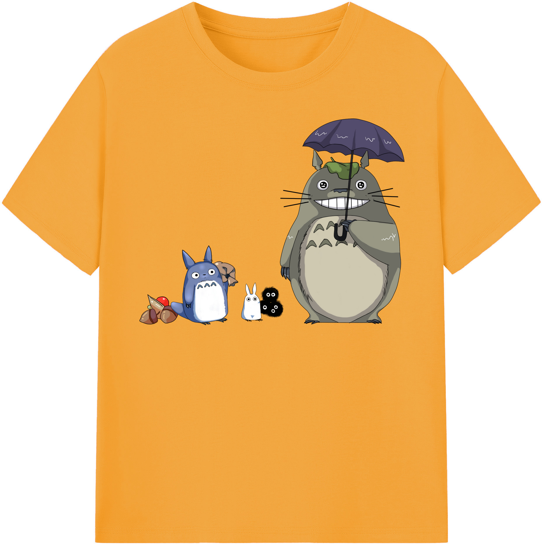 （画像用） となりのトトロ 草壁メイ 草壁サツキ My Neighbor Totoro Satsuki Kusakabe Mei Kusakabe レディースカジュアルプリントTシャツ（綿100％）