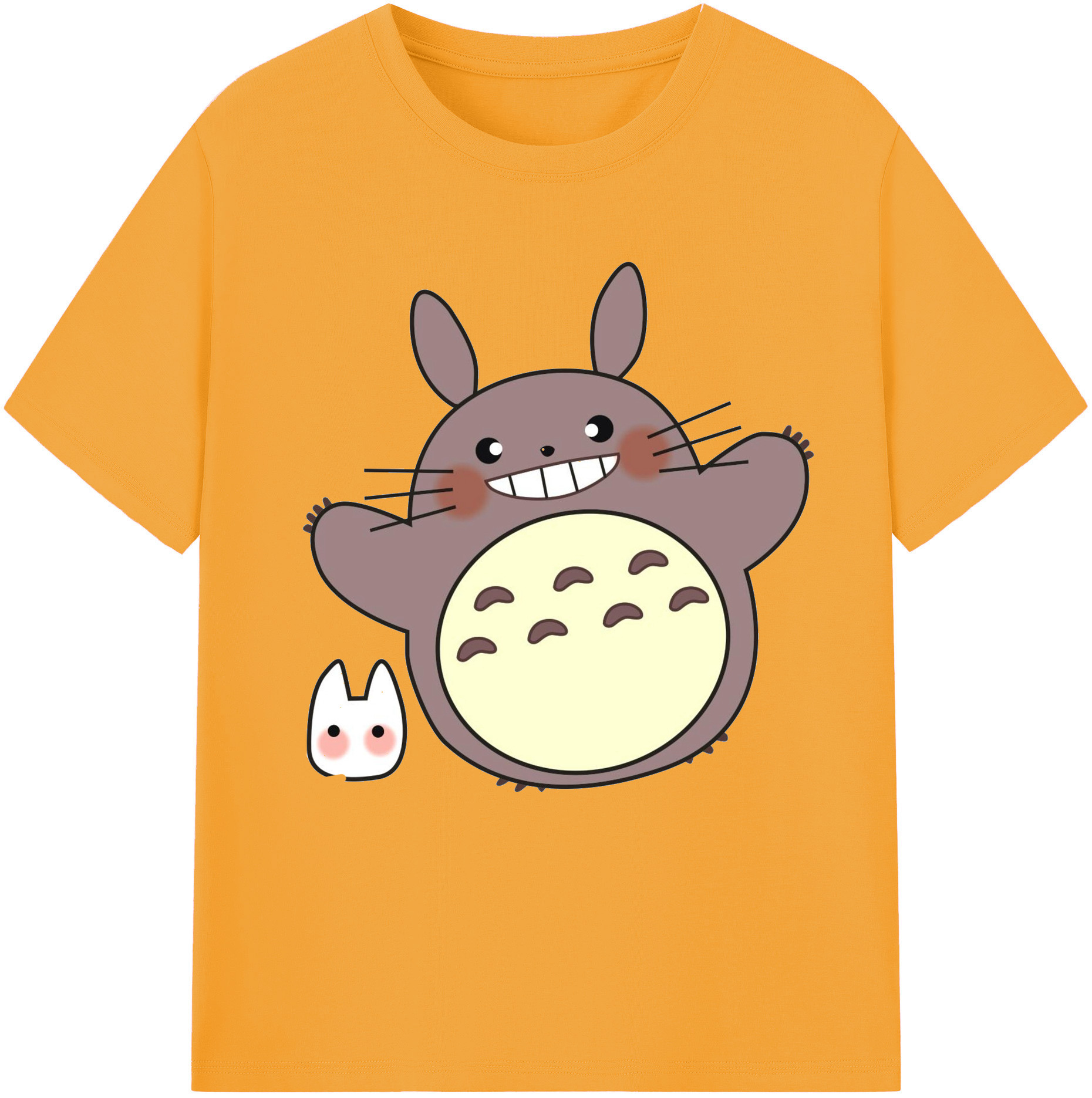 （画像用） となりのトトロ 草壁メイ 草壁サツキ My Neighbor Totoro Satsuki Kusakabe Mei Kusakabe レディースカジュアルプリントTシャツ（綿100％）