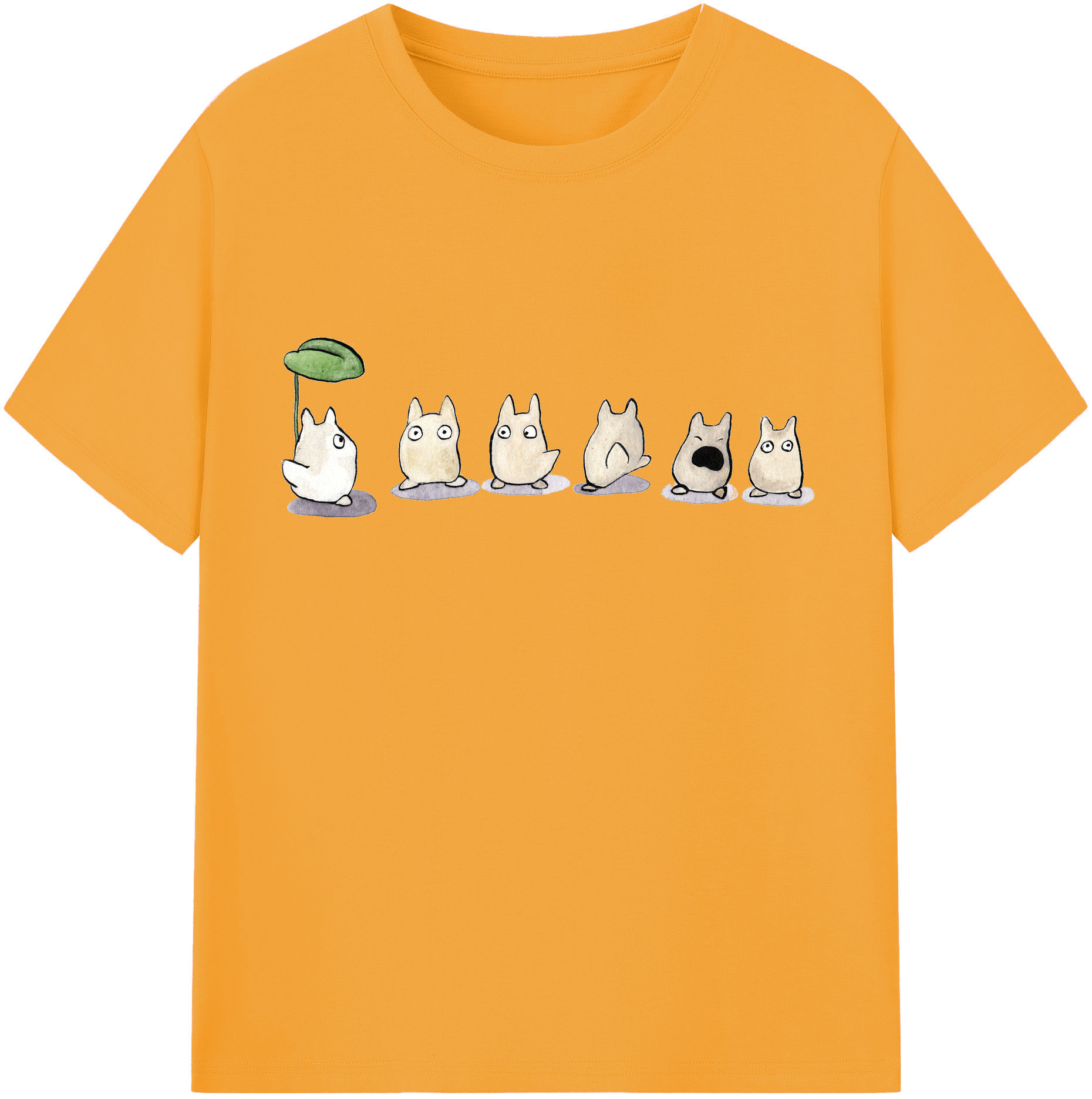 （画像用） となりのトトロ 草壁メイ 草壁サツキ My Neighbor Totoro Satsuki Kusakabe Mei Kusakabe レディースカジュアルプリントTシャツ（綿100％）