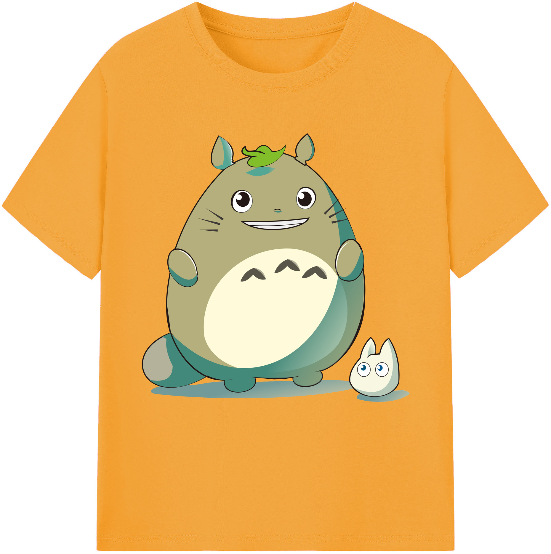 （画像用） となりのトトロ 草壁メイ 草壁サツキ My Neighbor Totoro Satsuki Kusakabe Mei Kusakabe レディースカジュアルプリントTシャツ（綿100％）