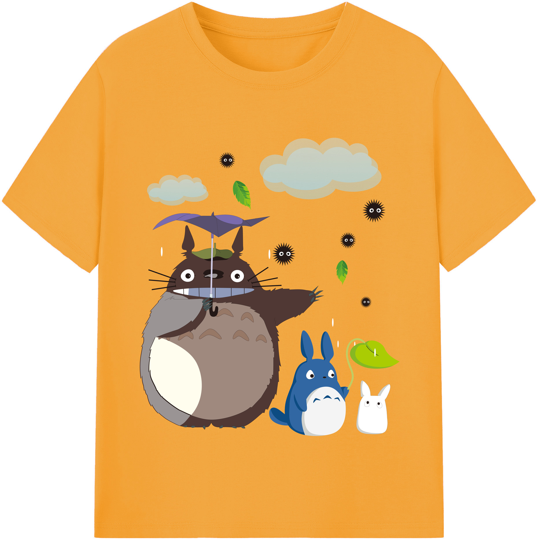 （画像用） となりのトトロ 草壁メイ 草壁サツキ My Neighbor Totoro Satsuki Kusakabe Mei Kusakabe レディースカジュアルプリントTシャツ（綿100％）