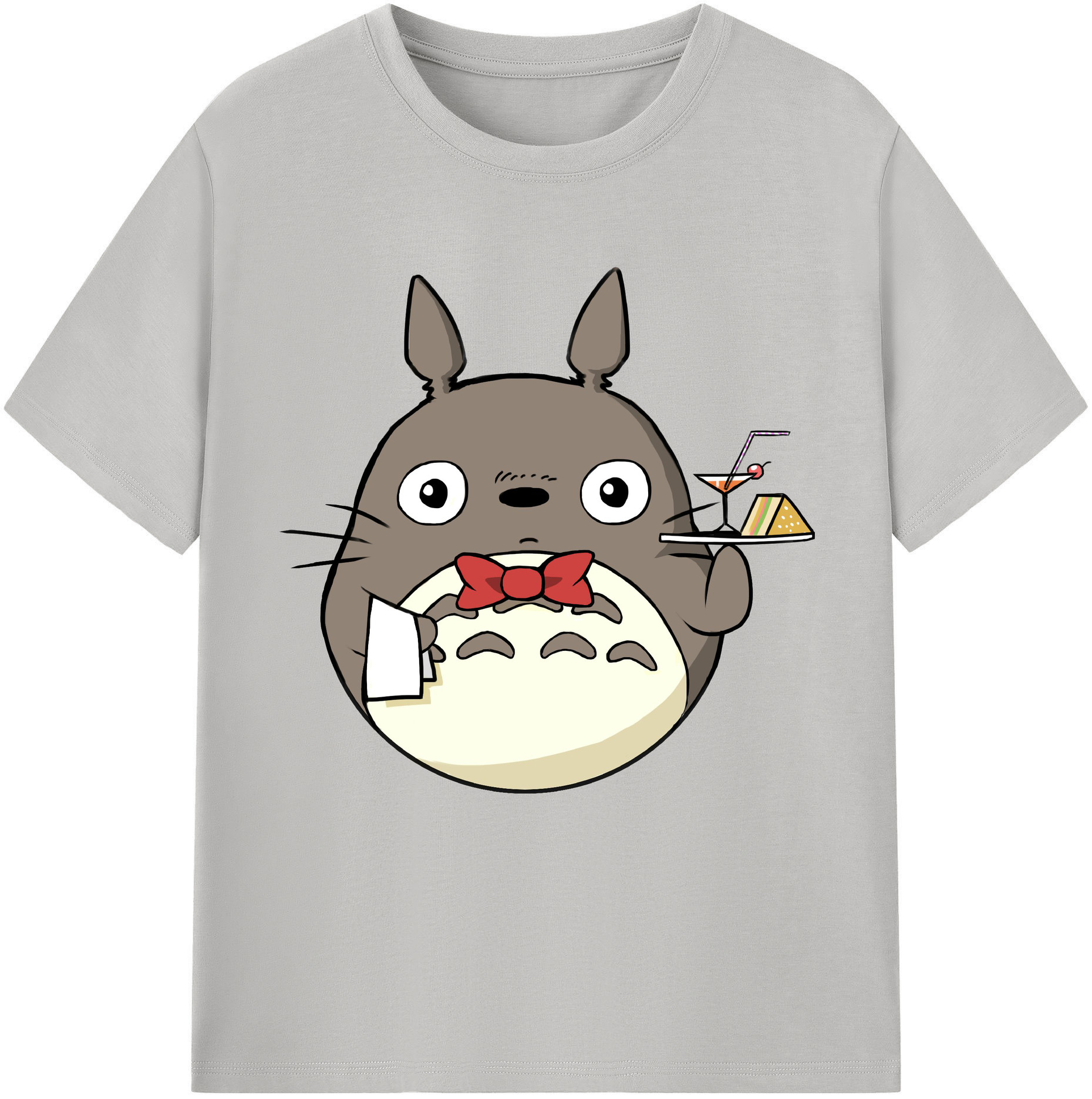 （画像用） となりのトトロ 草壁メイ 草壁サツキ My Neighbor Totoro Satsuki Kusakabe Mei Kusakabe レディースカジュアルプリントTシャツ（綿100％）