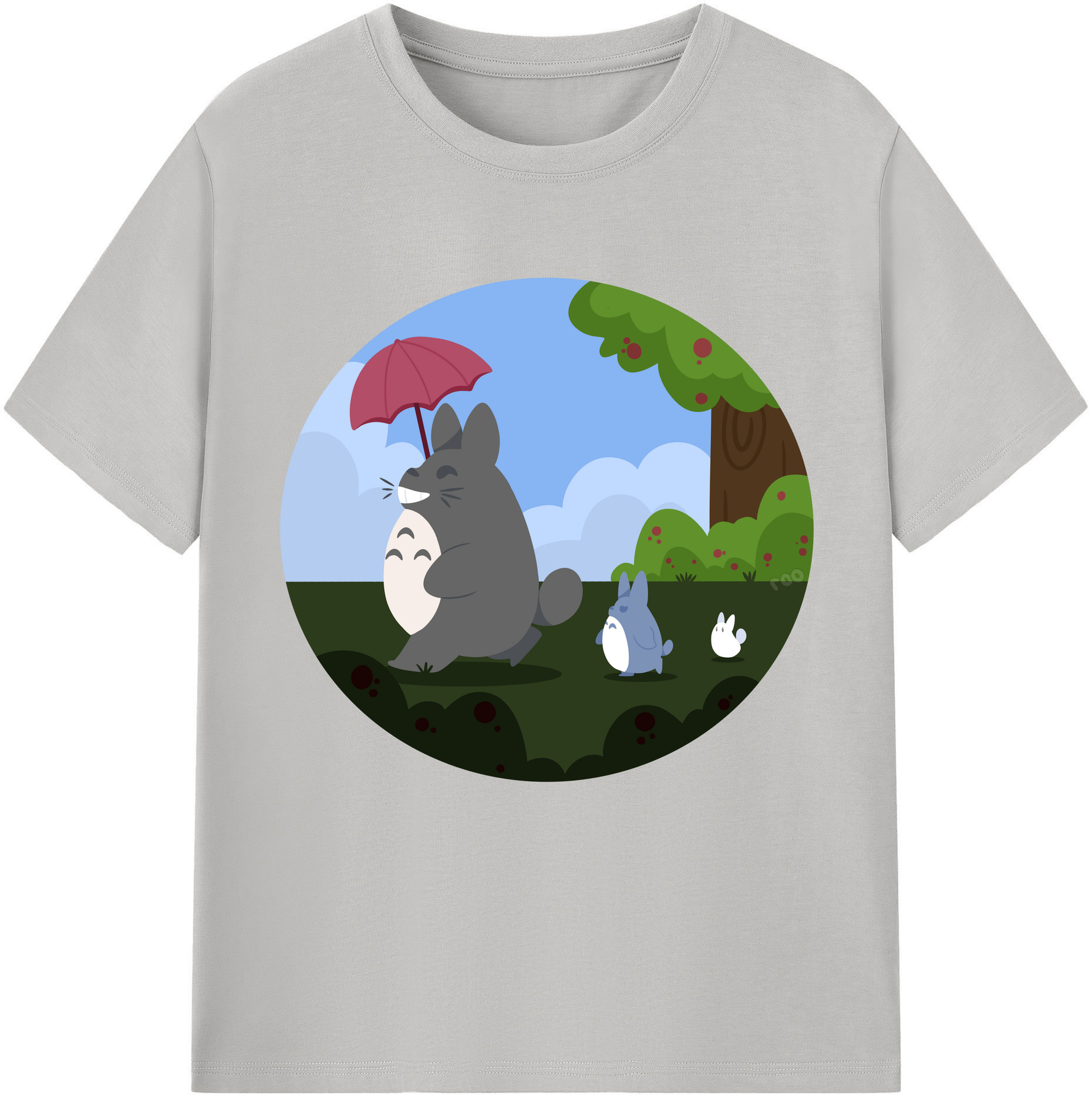 （画像用） となりのトトロ 草壁メイ 草壁サツキ My Neighbor Totoro Satsuki Kusakabe Mei Kusakabe レディースカジュアルプリントTシャツ（綿100％）