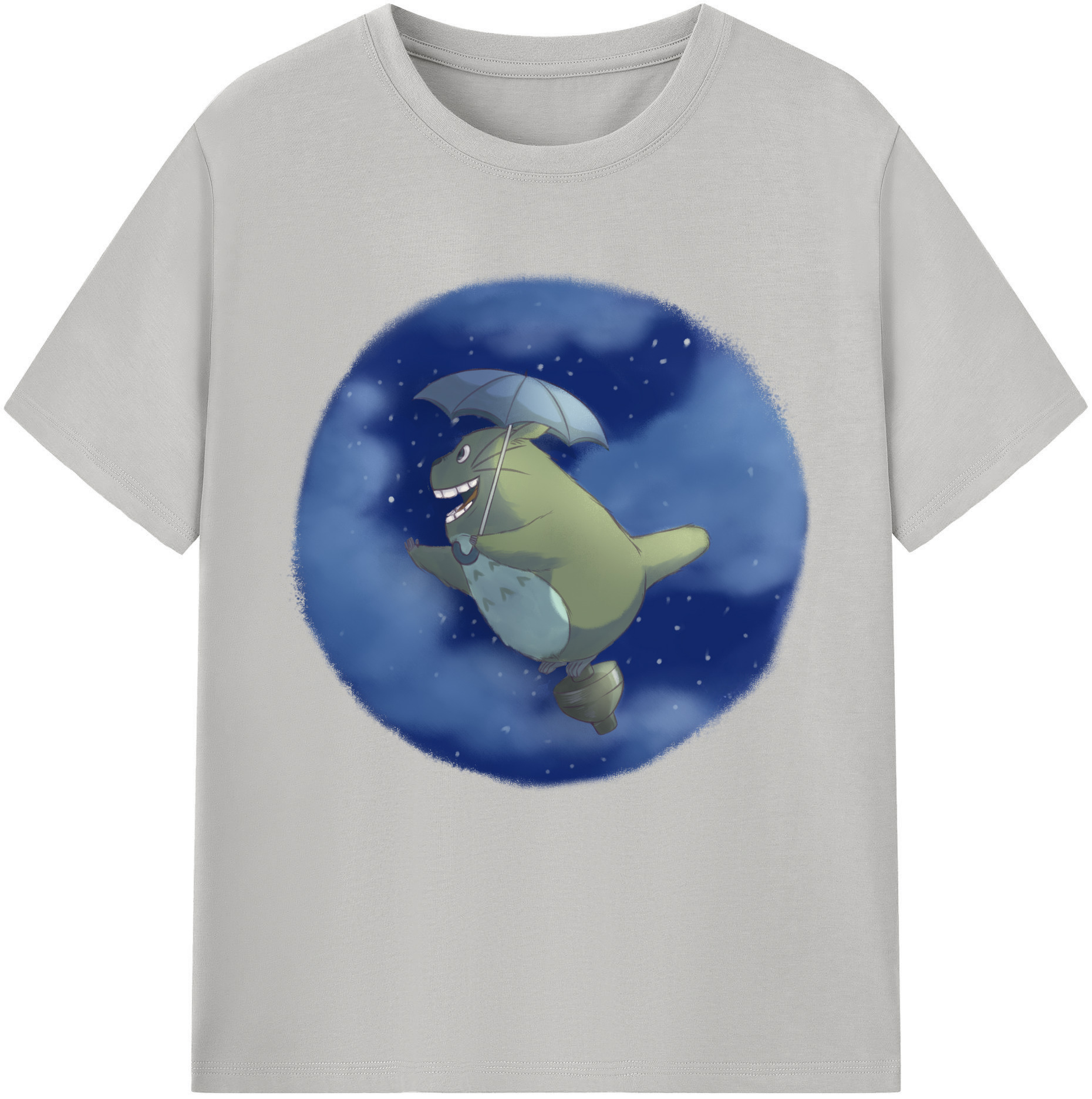 （画像用） となりのトトロ 草壁メイ 草壁サツキ My Neighbor Totoro Satsuki Kusakabe Mei Kusakabe レディースカジュアルプリントTシャツ（綿100％）