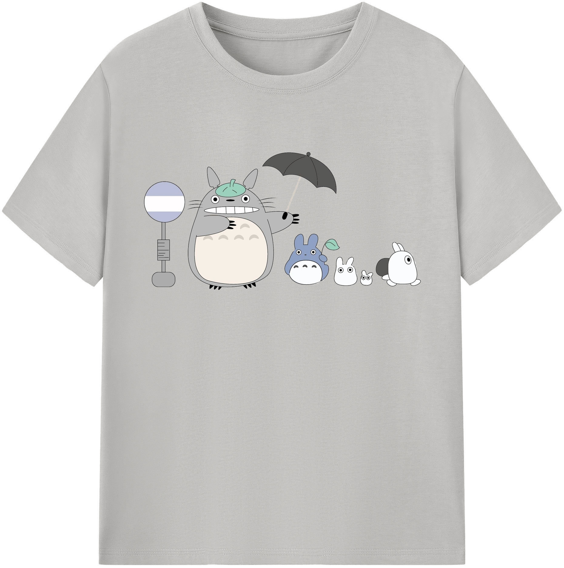 （画像用） となりのトトロ 草壁メイ 草壁サツキ My Neighbor Totoro Satsuki Kusakabe Mei Kusakabe レディースカジュアルプリントTシャツ（綿100％）