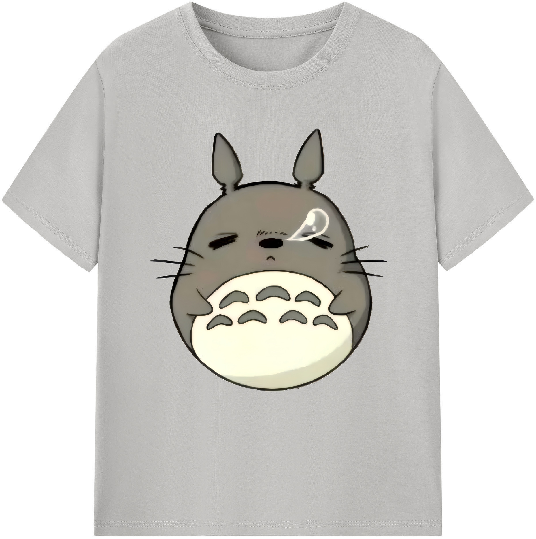 （画像用） となりのトトロ 草壁メイ 草壁サツキ My Neighbor Totoro Satsuki Kusakabe Mei Kusakabe レディースカジュアルプリントTシャツ（綿100％）