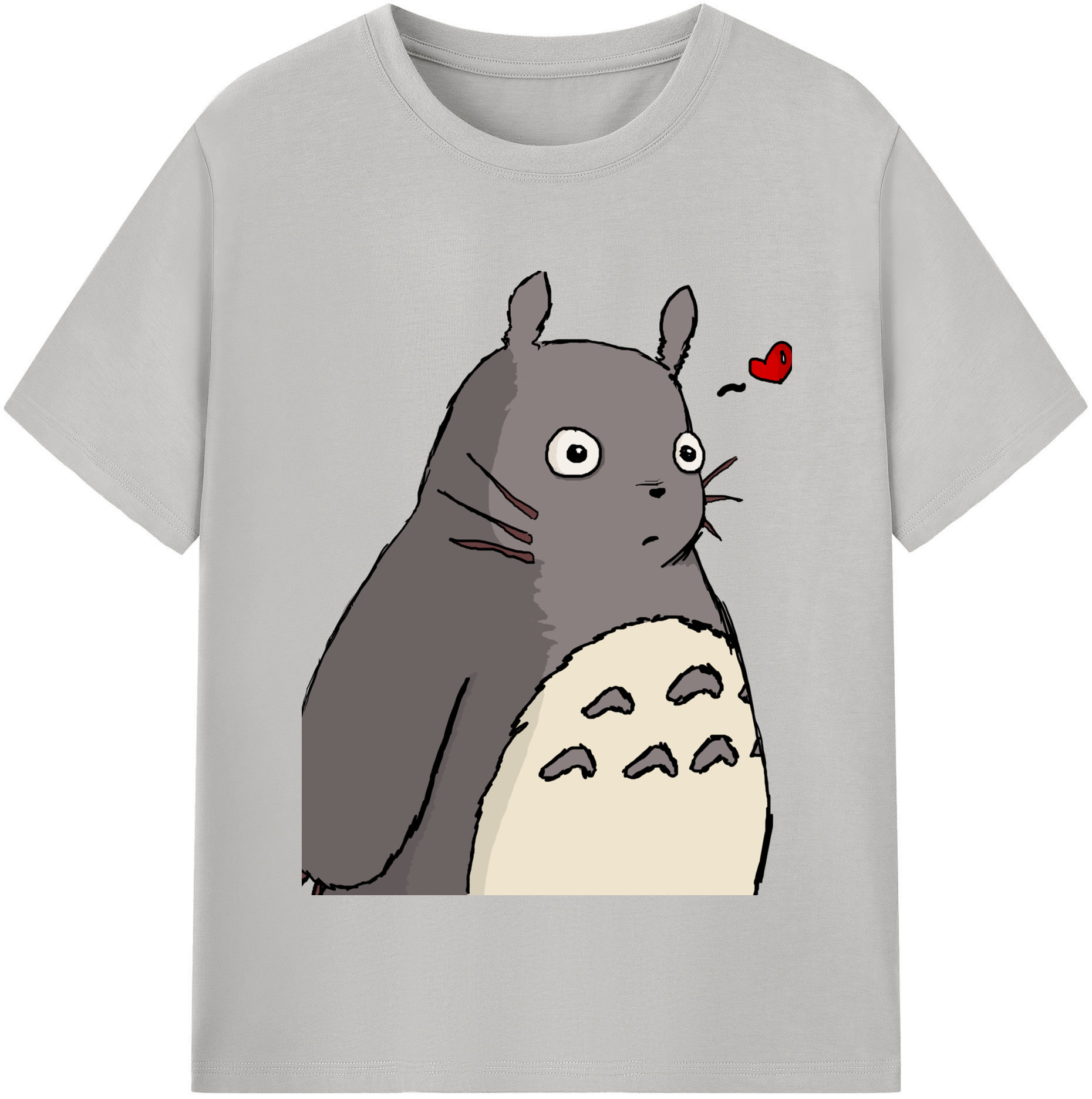（画像用） となりのトトロ 草壁メイ 草壁サツキ My Neighbor Totoro Satsuki Kusakabe Mei Kusakabe レディースカジュアルプリントTシャツ（綿100％）