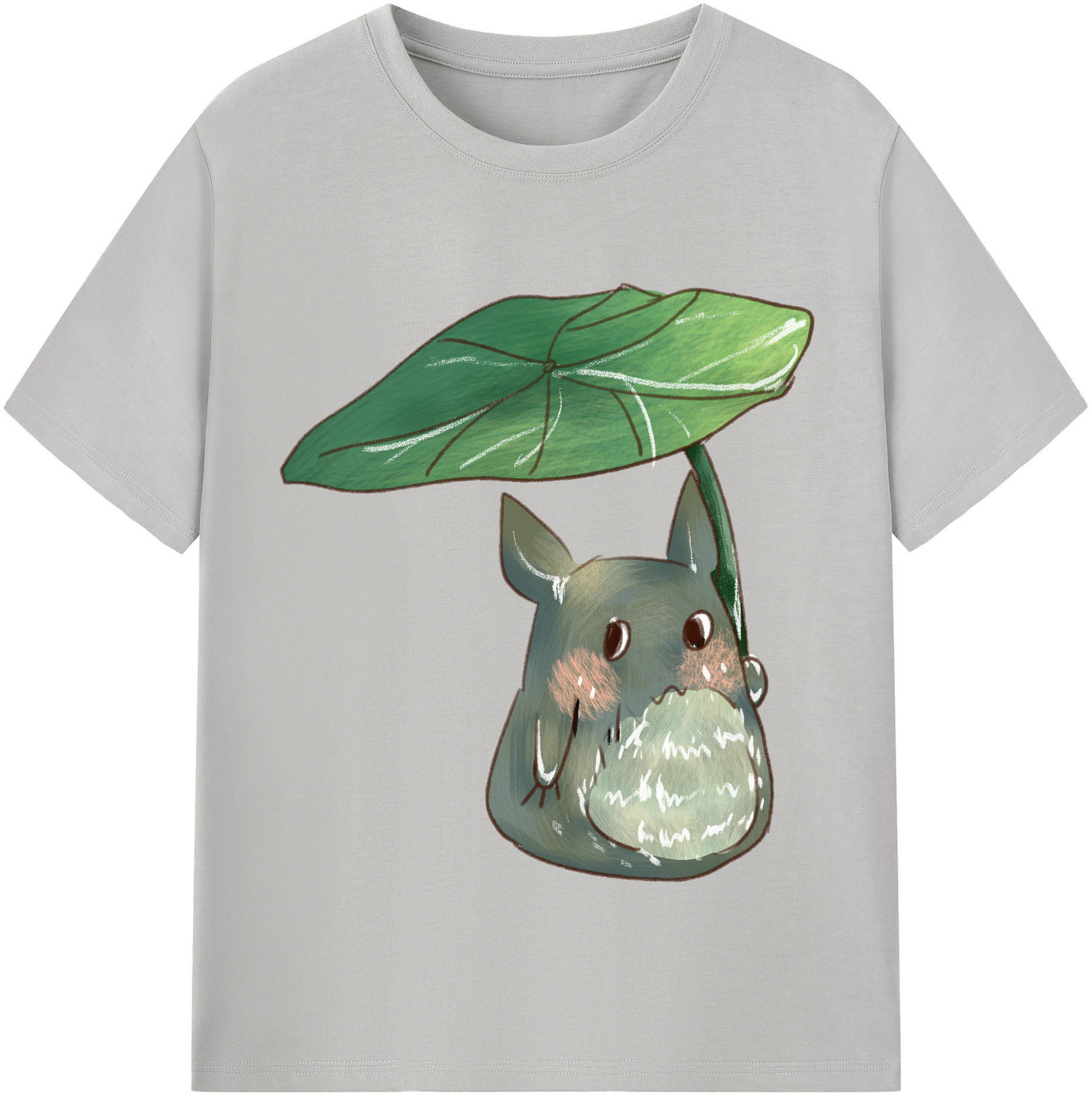 （画像用） となりのトトロ 草壁メイ 草壁サツキ My Neighbor Totoro Satsuki Kusakabe Mei Kusakabe レディースカジュアルプリントTシャツ（綿100％）