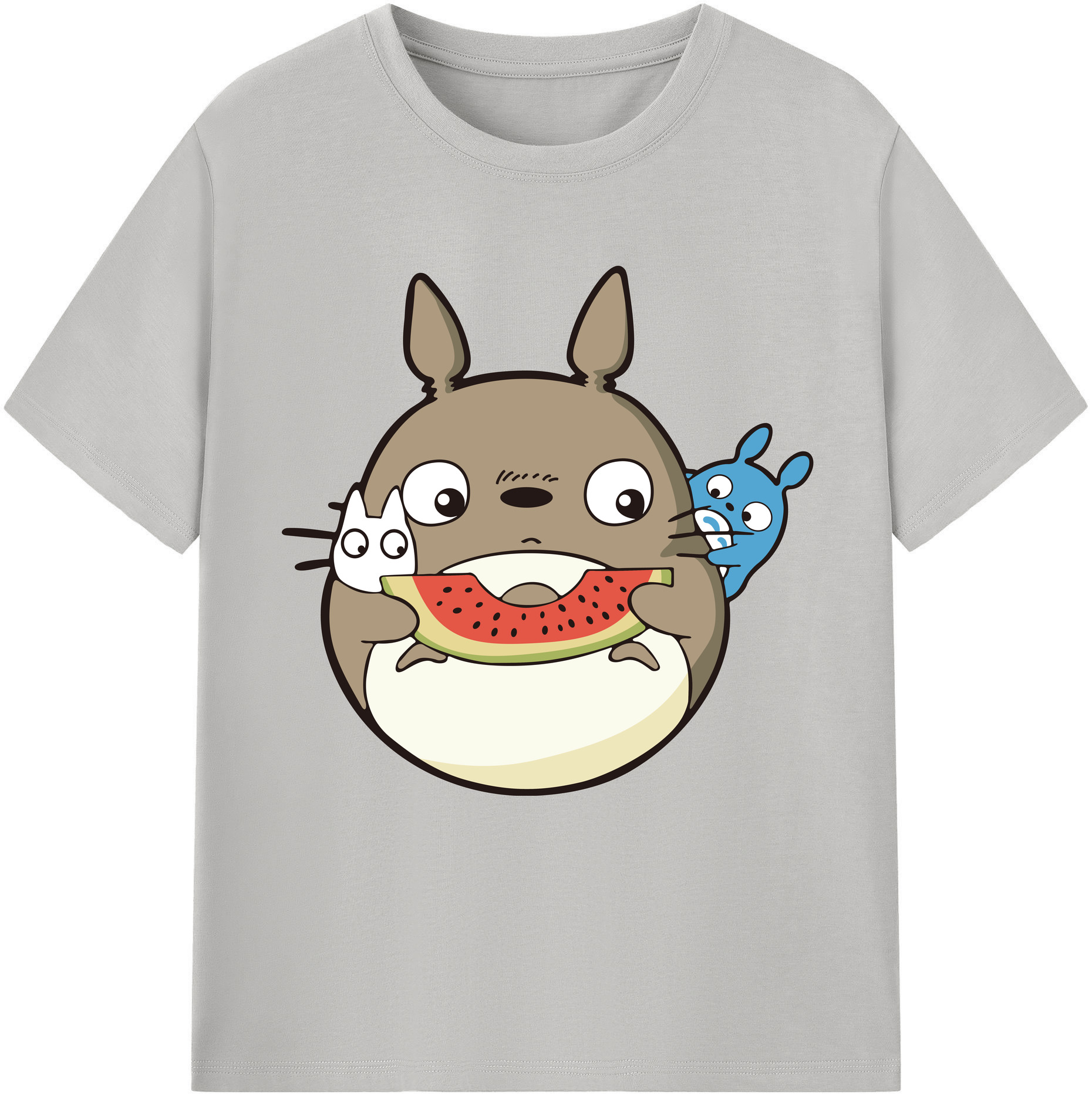 （画像用） となりのトトロ 草壁メイ 草壁サツキ My Neighbor Totoro Satsuki Kusakabe Mei Kusakabe レディースカジュアルプリントTシャツ（綿100％）
