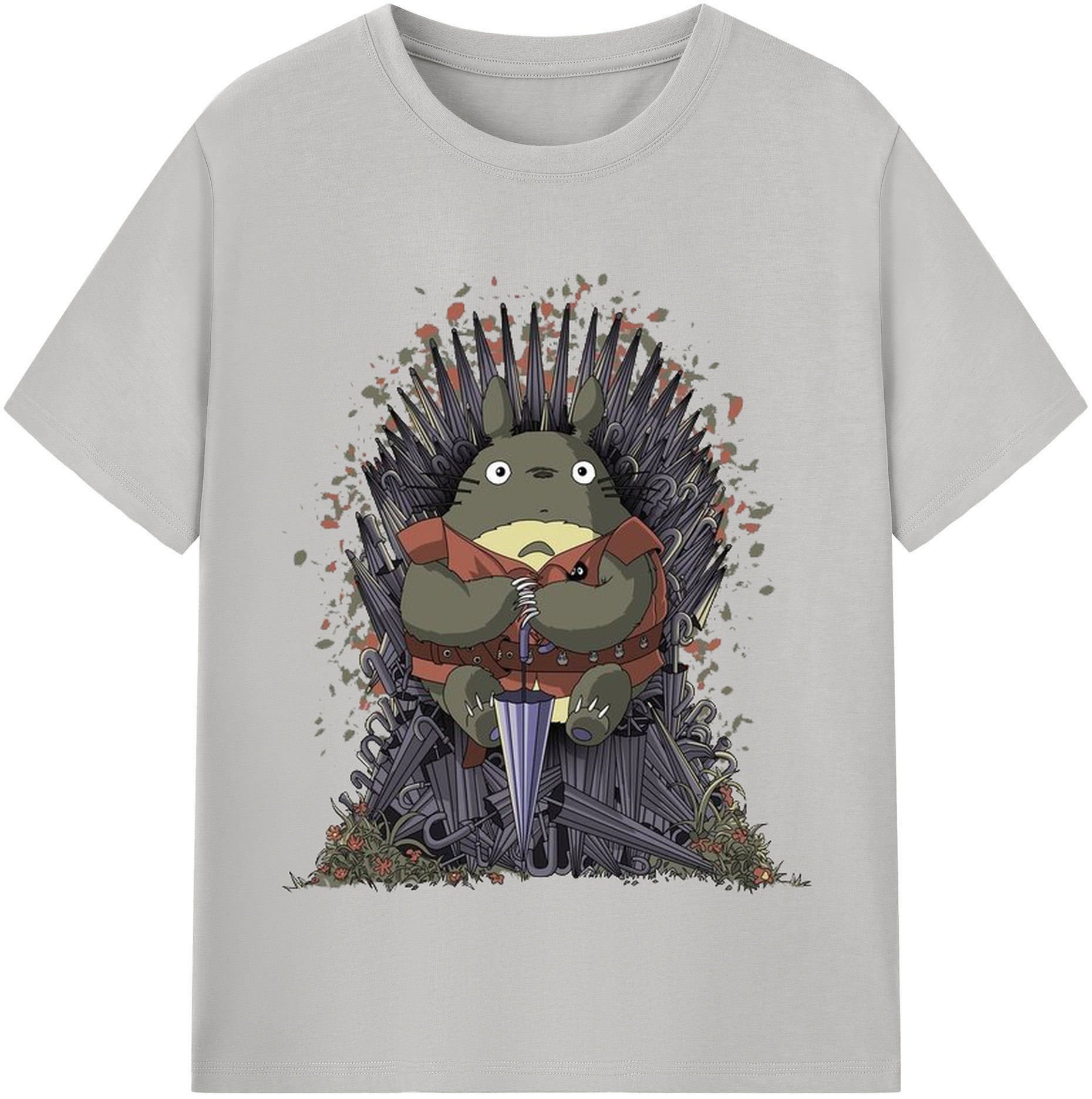 （画像用） となりのトトロ 草壁メイ 草壁サツキ My Neighbor Totoro Satsuki Kusakabe Mei Kusakabe レディースカジュアルプリントTシャツ（綿100％）