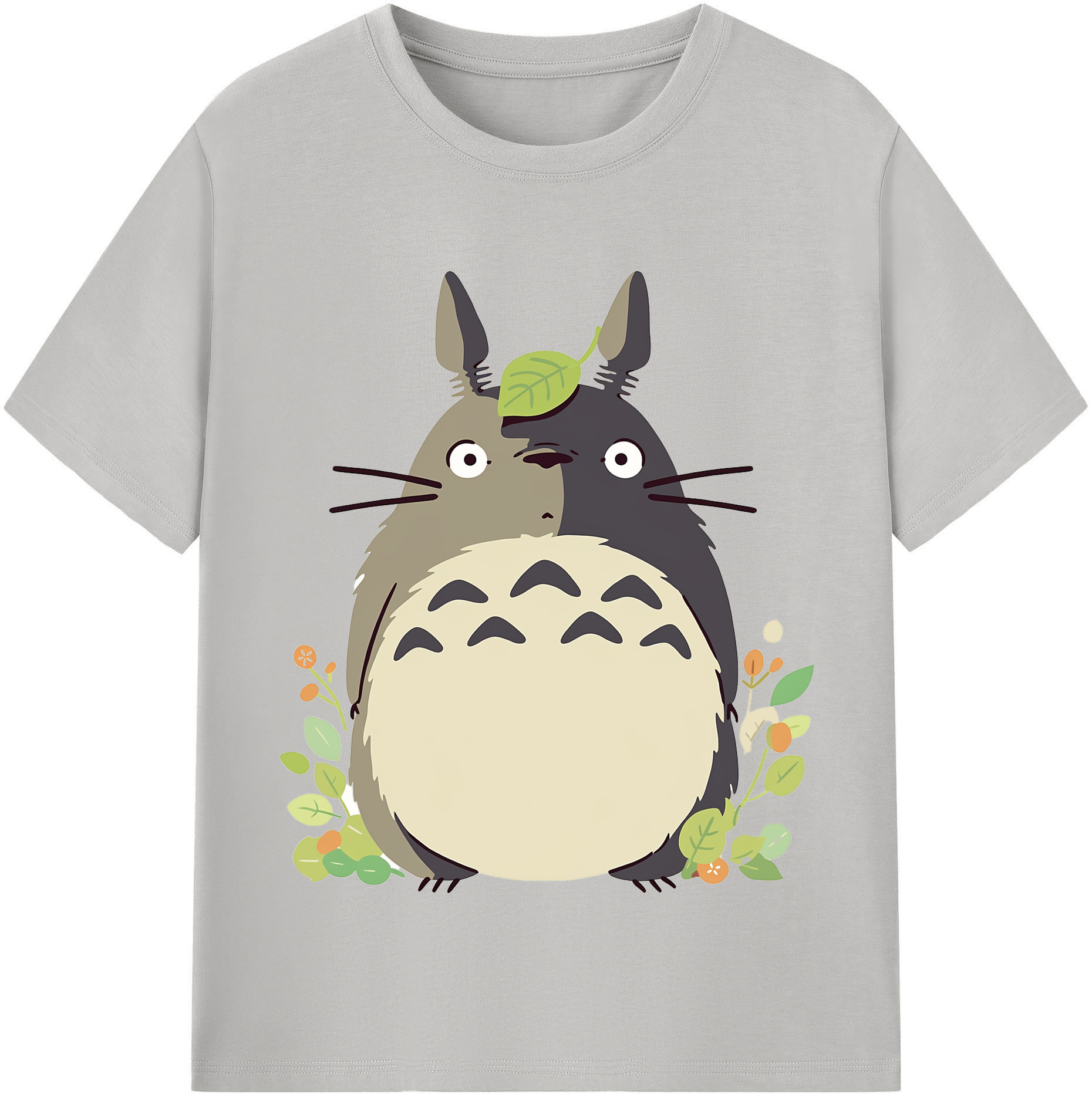 （画像用） となりのトトロ 草壁メイ 草壁サツキ My Neighbor Totoro Satsuki Kusakabe Mei Kusakabe レディースカジュアルプリントTシャツ（綿100％）