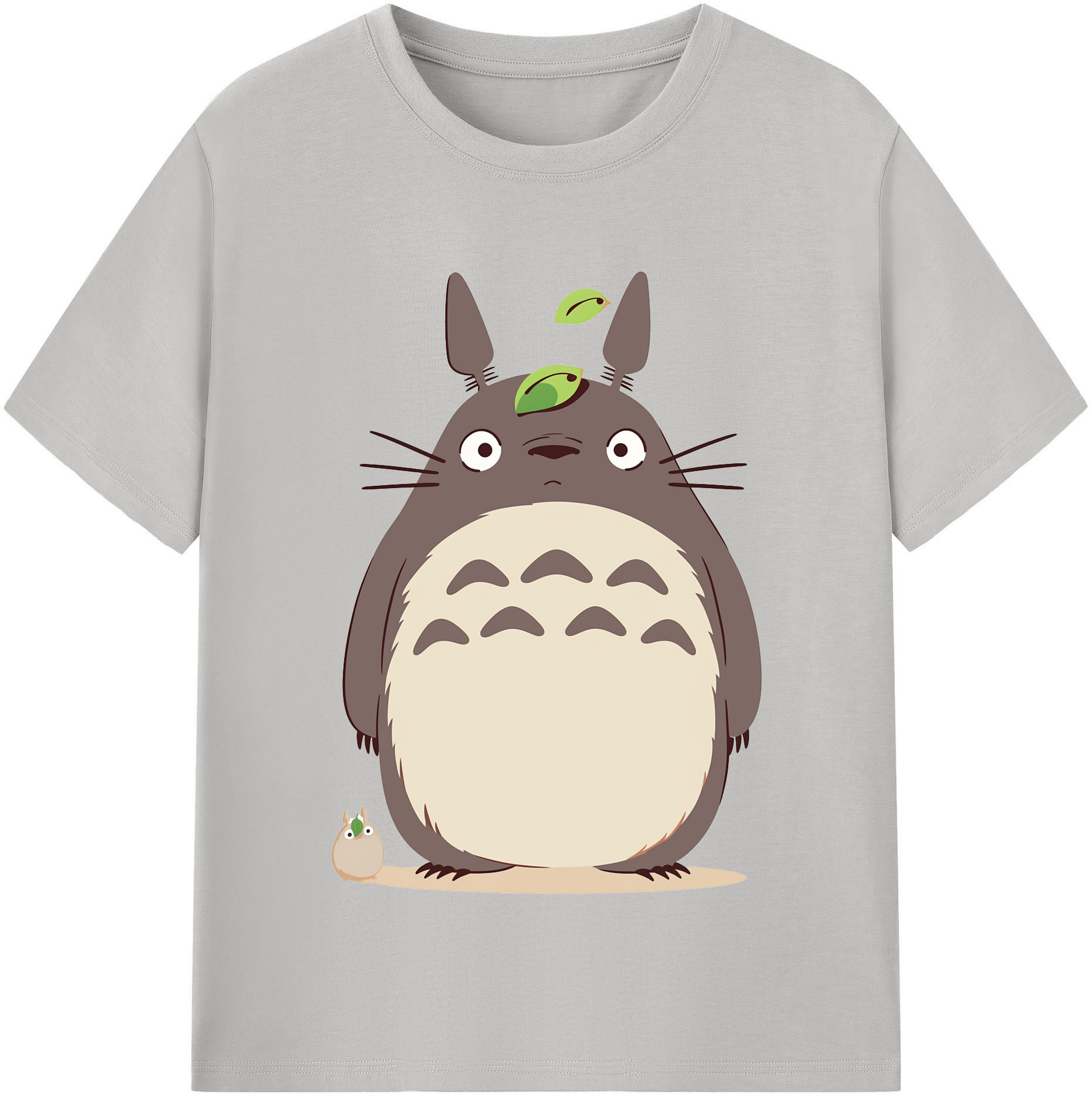 （画像用） となりのトトロ 草壁メイ 草壁サツキ My Neighbor Totoro Satsuki Kusakabe Mei Kusakabe レディースカジュアルプリントTシャツ（綿100％）