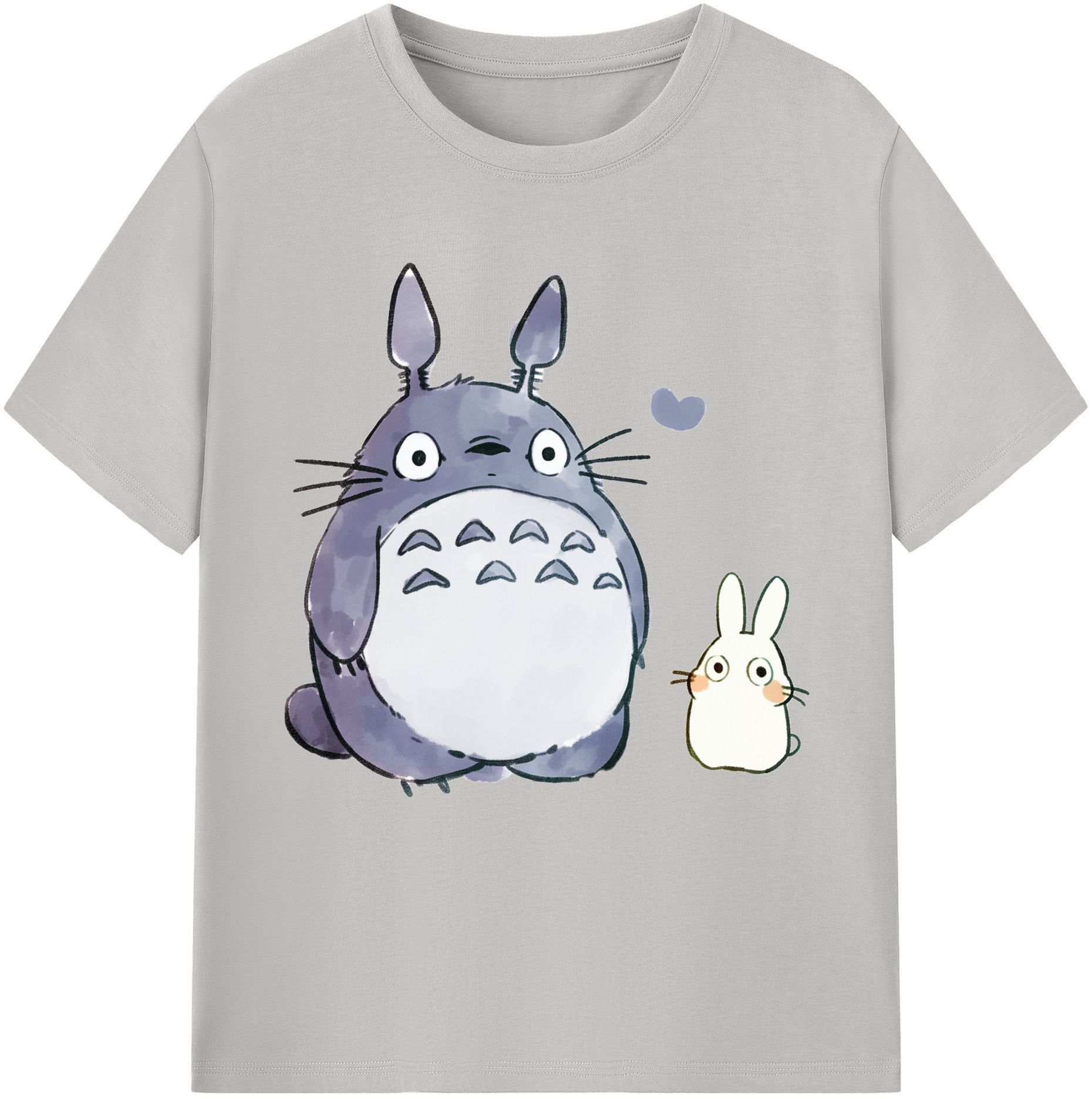 （画像用） となりのトトロ 草壁メイ 草壁サツキ My Neighbor Totoro Satsuki Kusakabe Mei Kusakabe レディースカジュアルプリントTシャツ（綿100％）